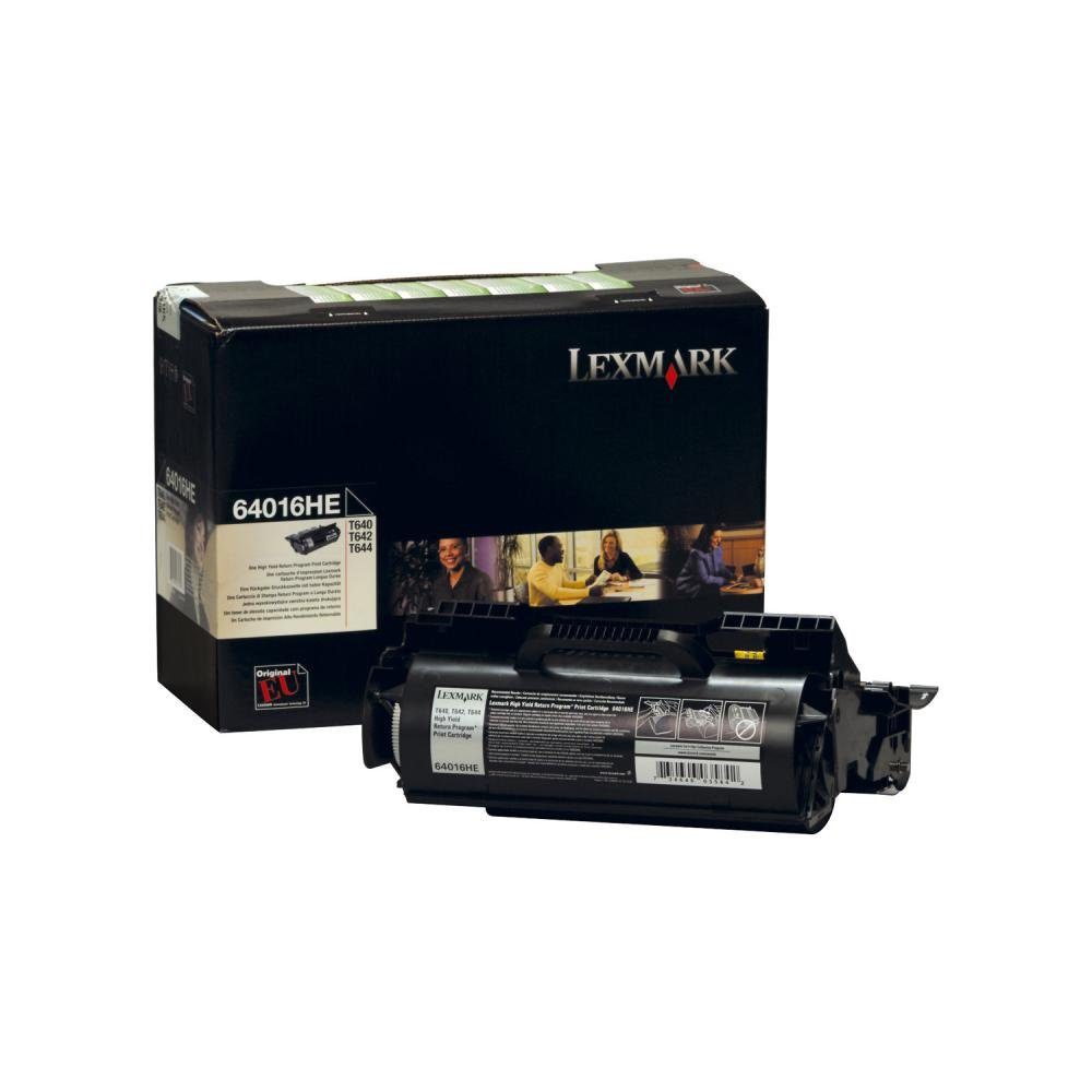 Lexmark Tonerpatrone 64016HE Toner schwarz