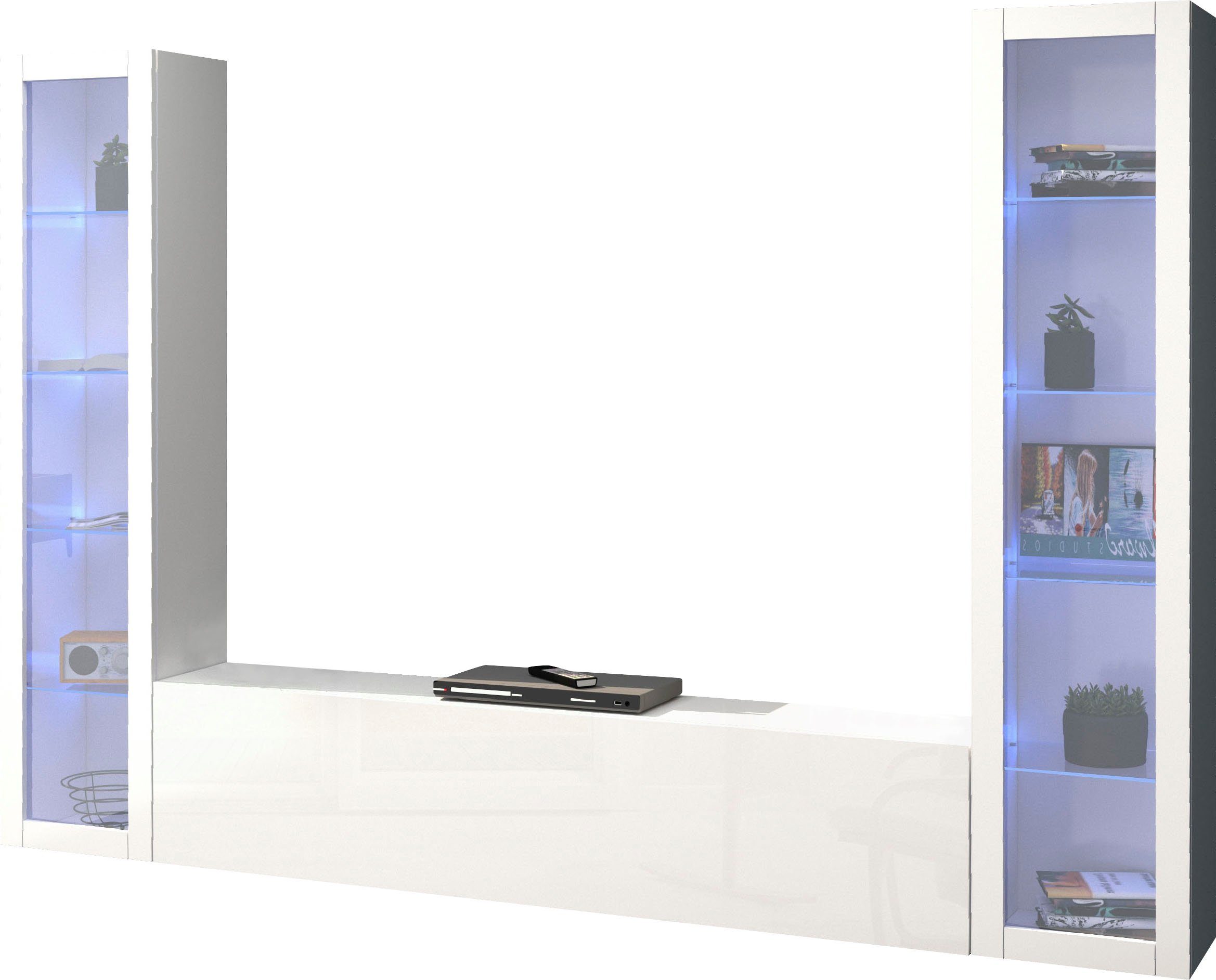 weiß hochglanz/weiß hochglanz