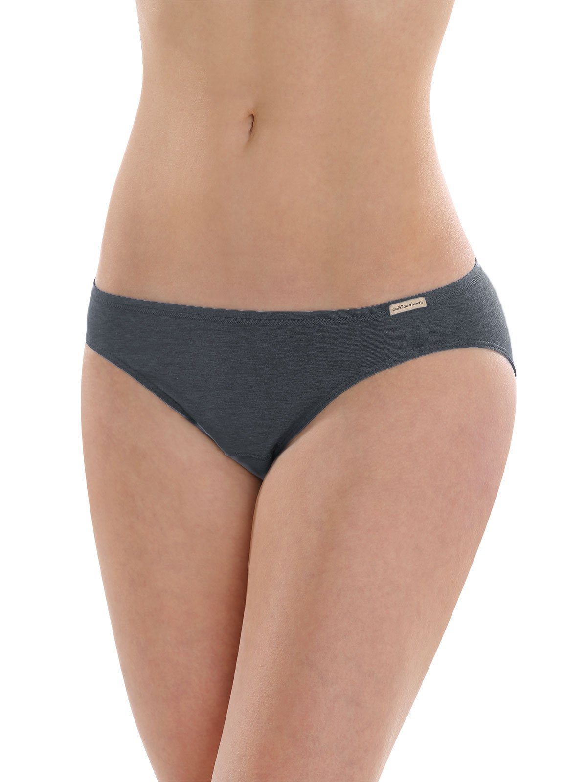 COMAZO Panty Damen Jazzpants aus Baumwolle (Stück, 1-St) Vegan marine-melange | Klassische Panties