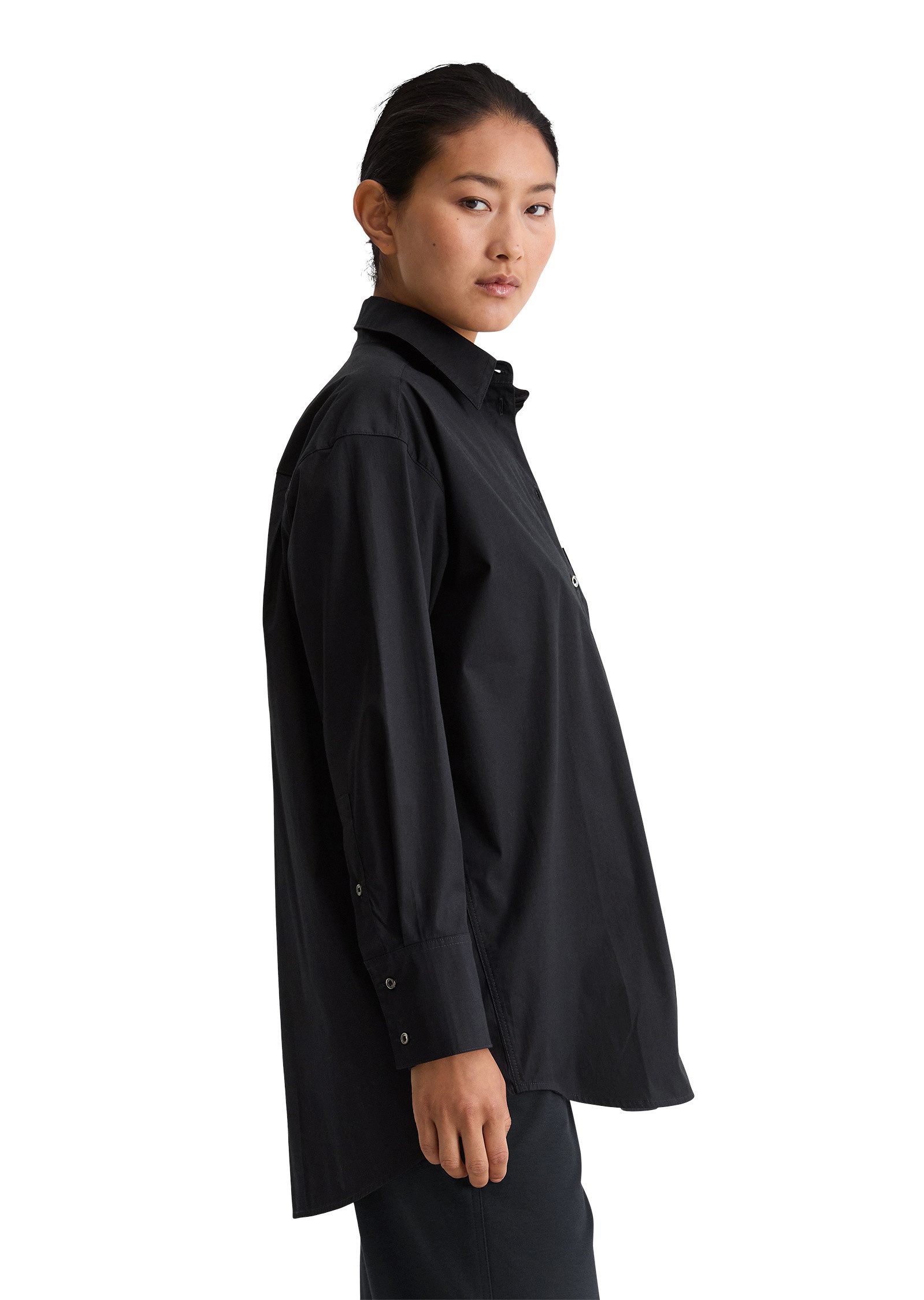 Marc O'Polo Langarmbluse aus Premium Cotton Stretch günstig online kaufen