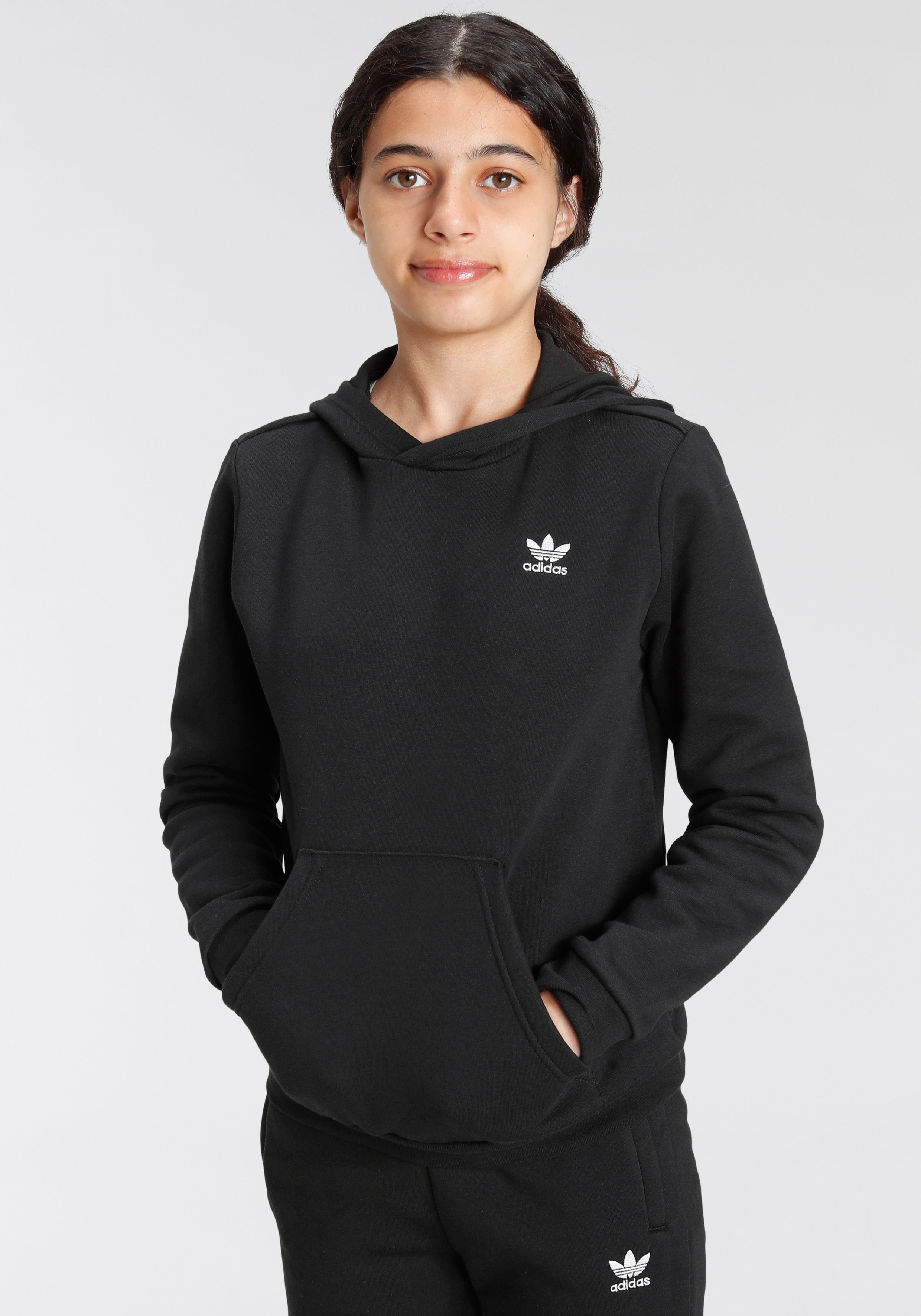 adidas Originals Sweatshirt HOODIE Black / White | Sweatshirts