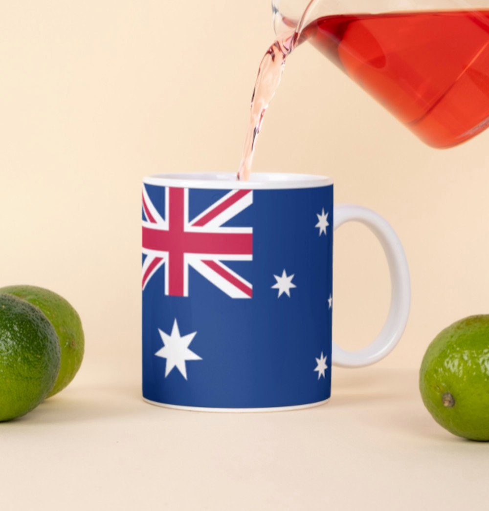 Tinisu Tasse Australien Tasse Flagge Pot Kaffeetasse National Becher Kaffee Coffee