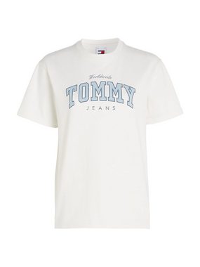 Tommy Jeans T-Shirt TJW RLX VARSITY LUX TEE mit Frontprint