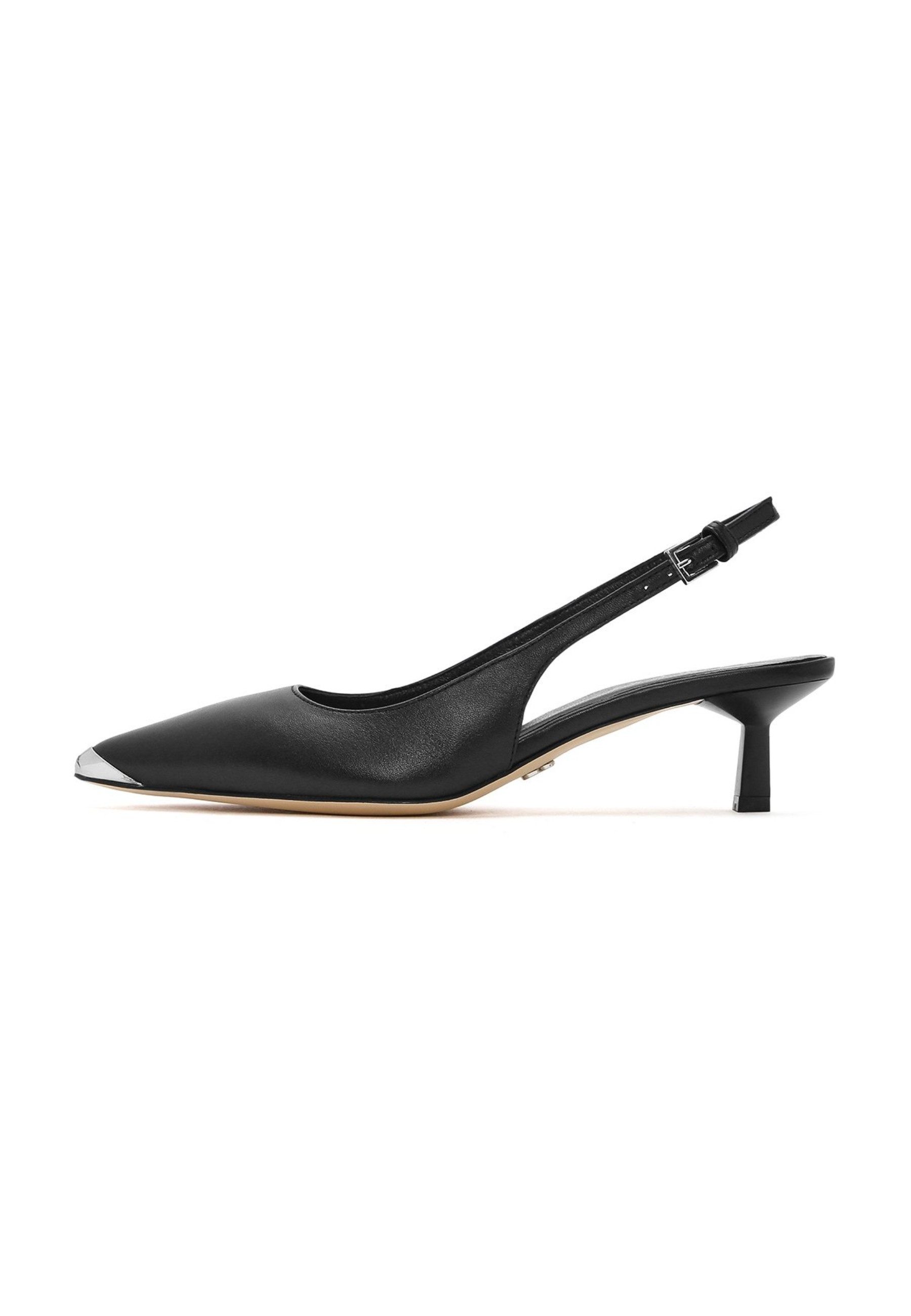 Schuhe aus Leder mit Absatz Pumps