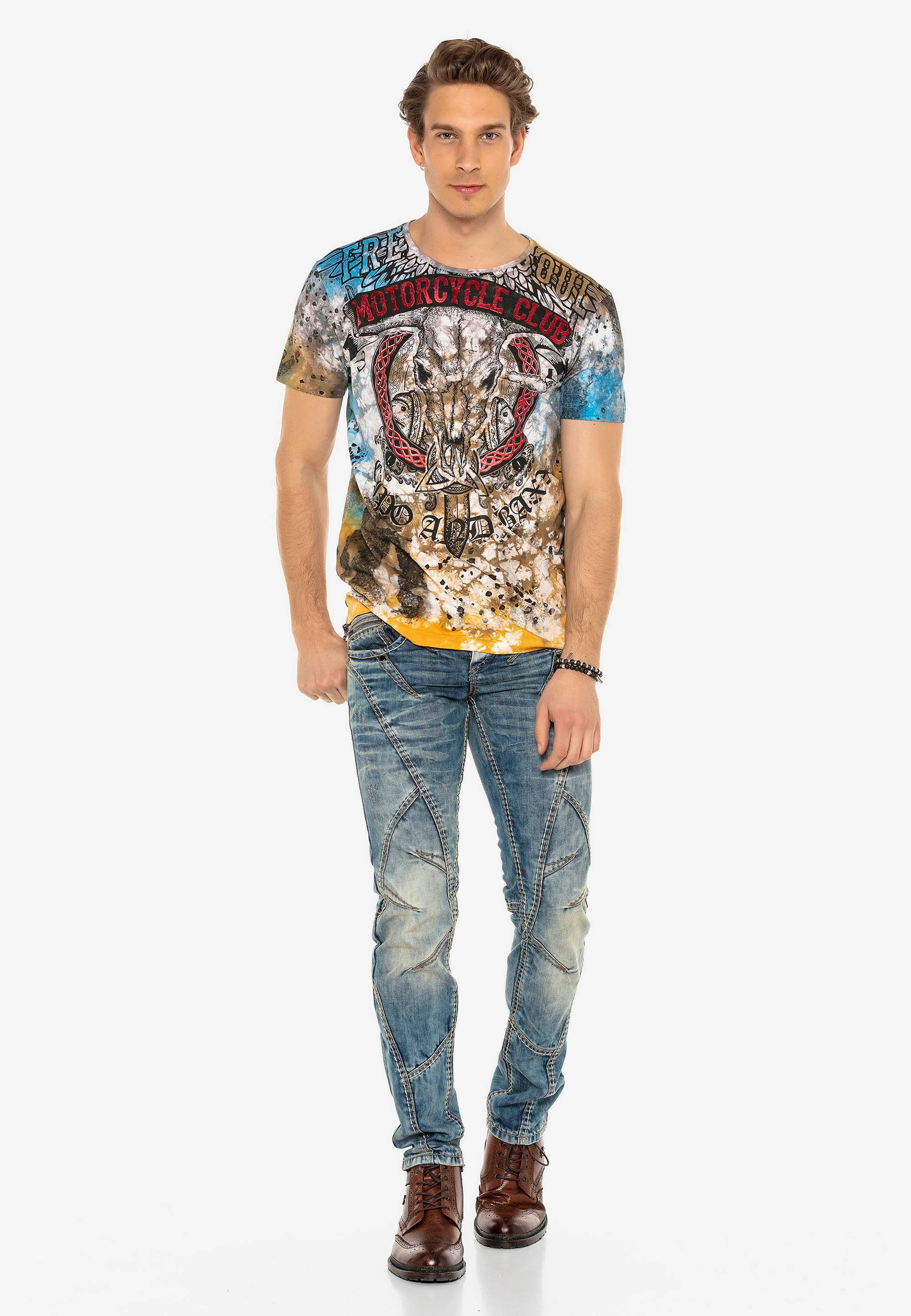 Cipo Bequeme Jeans naht Baxx dicker & mit