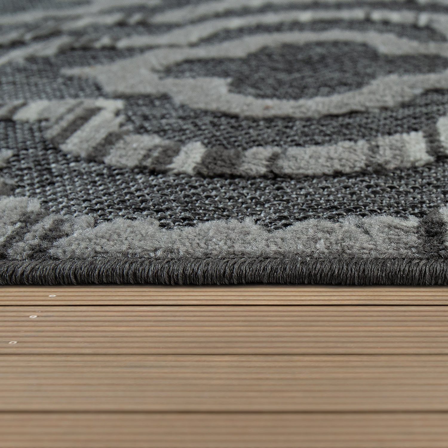 Teppich Stilo und Kurzflor, 12 861, Paco mm, Home, rechteckig, In- Outdoor Höhe: 3D-Design, Wohnzimmer geeignet