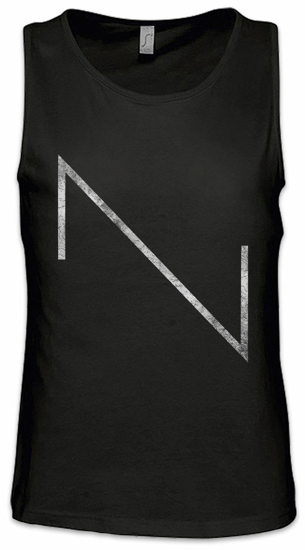 Urban Backwoods Tanktop Wave Sawtooth Ärmelloses T-Shirt Synthesizer Electro Techno LFO Musik Music DJ MC Elektro