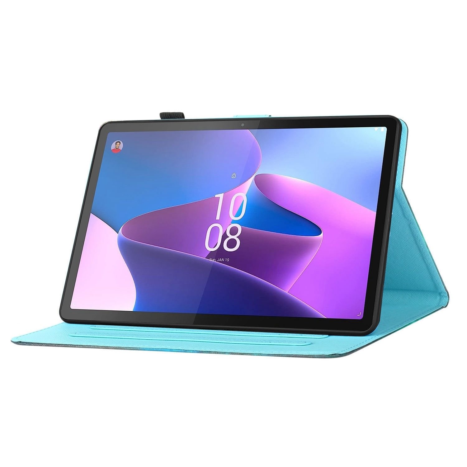 Wigento Tablet-Hülle Für Lenovo Tab M11 Kunstleder Tablet Tasche Hülle Case Etuis Motiv 3