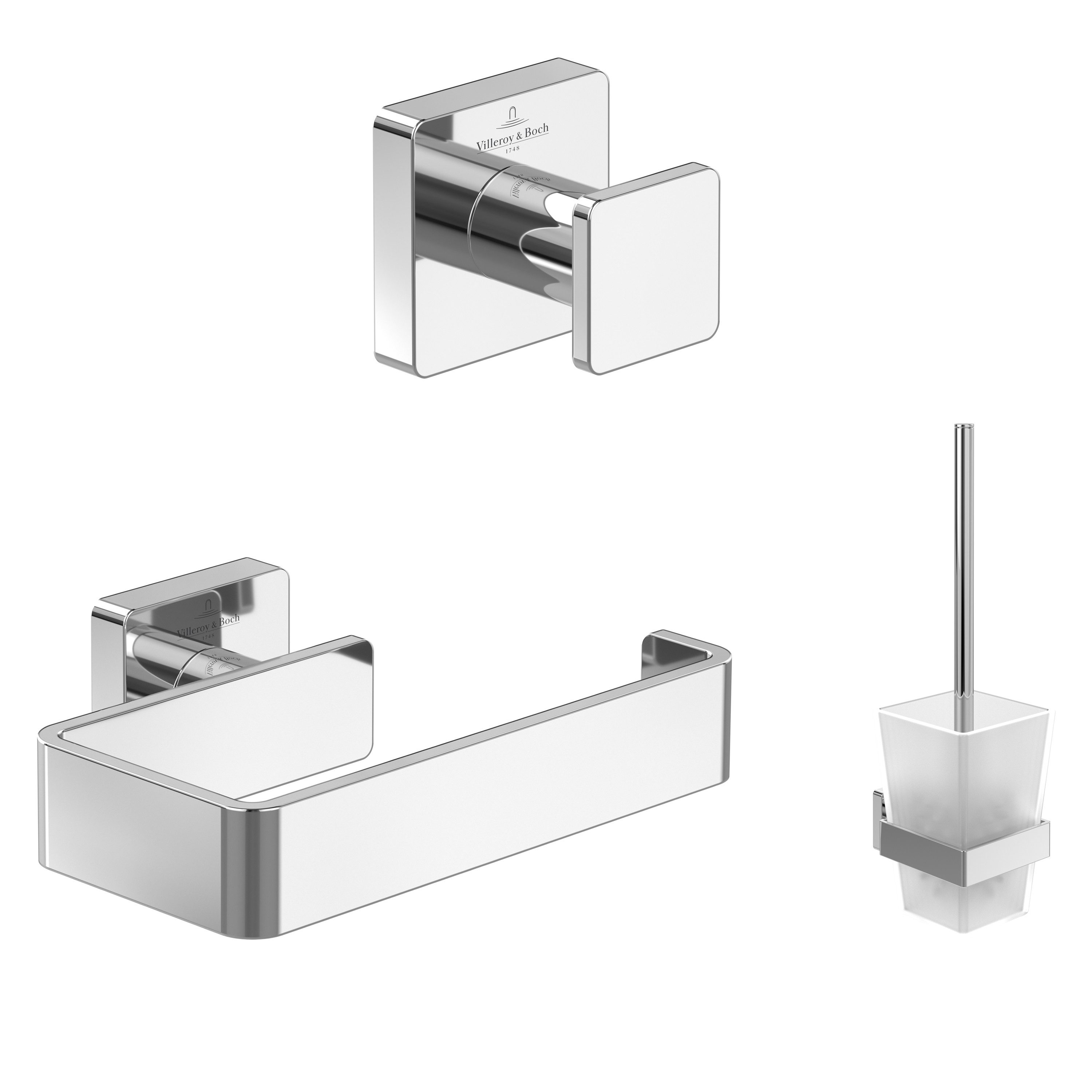 Villeroy & Boch Toilettenpapierhalter, Handtuchhaken, Toilettenpapierhalter günstig online kaufen