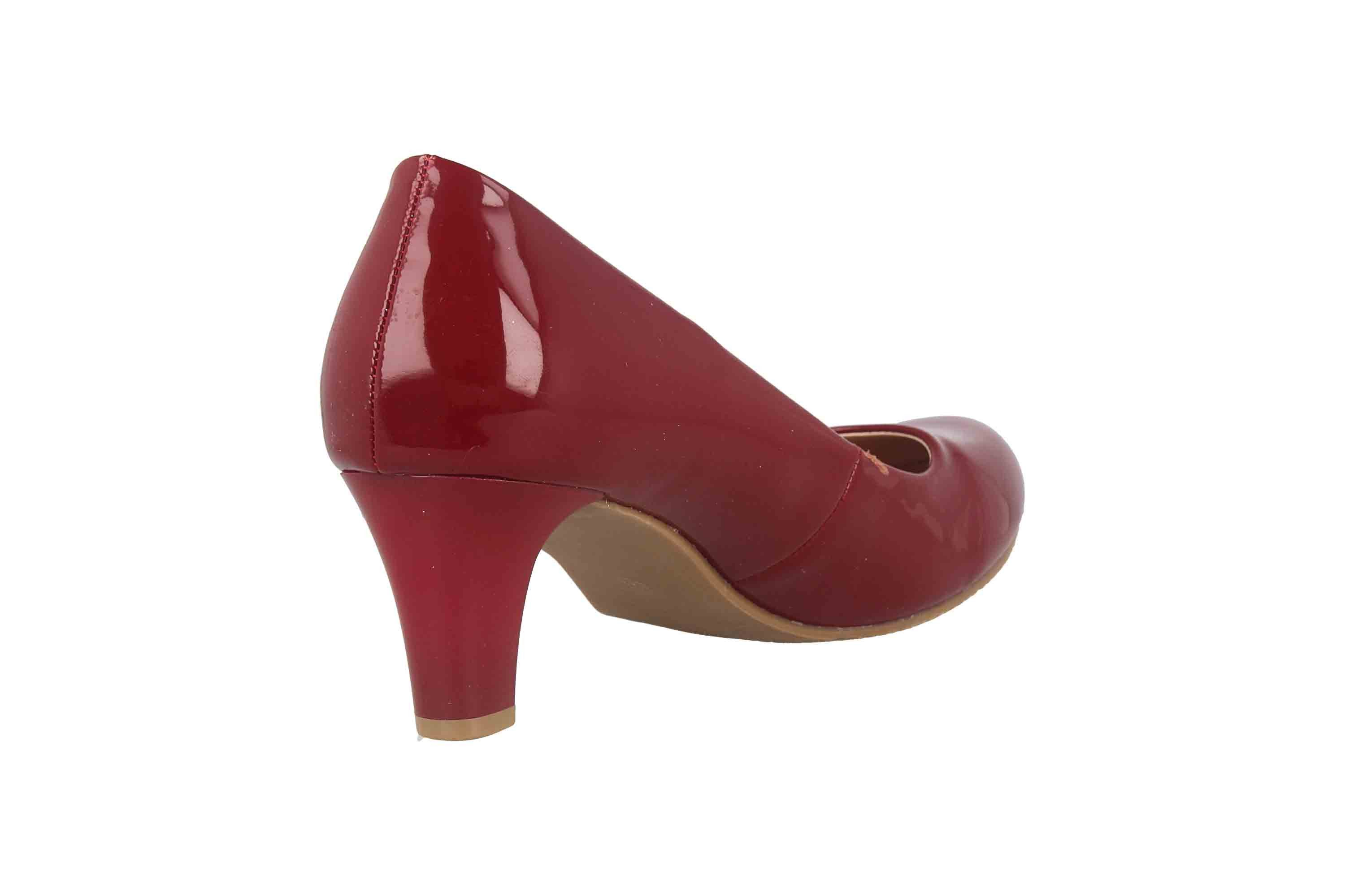 LadyPepp 2GY0211501 Burgundy Patent Pumps