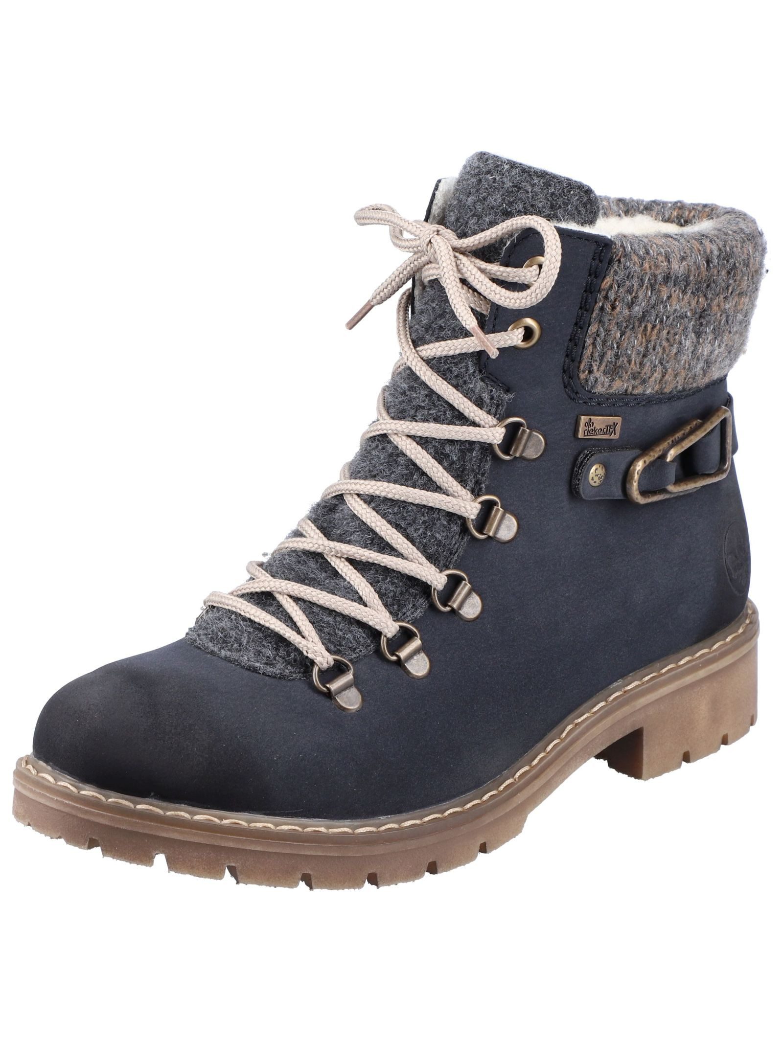 Rieker Rieker Stiefelette Lederimitat Schnürstiefelette