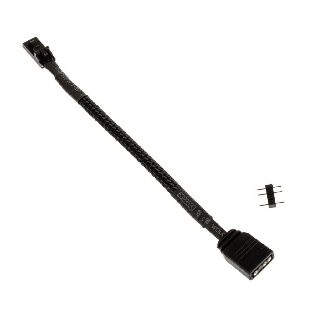 PC-Lüfter Anschlusskabel 3-Pin Corsair 0.15 m Schwarz Kolink Computer-Kabel
