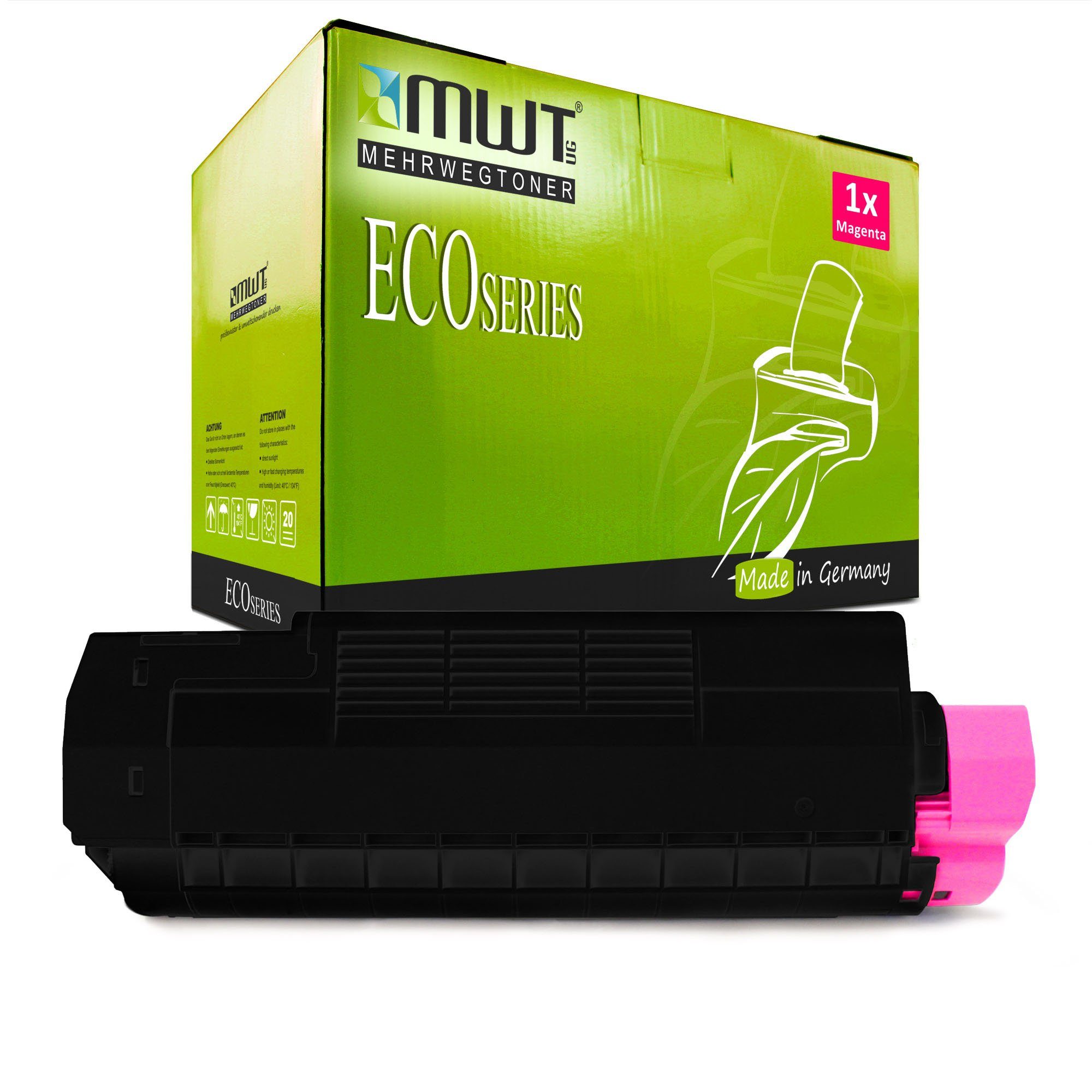 Mehrwegtoner Tonerkartusche Toner ersetzt Olivetti XB0457 für P 12 Magenta