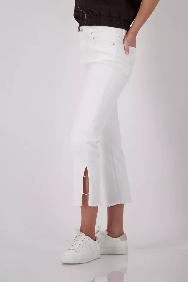 monari 7/8-Hose Hose Greta Short Regular fit mit Strasskette