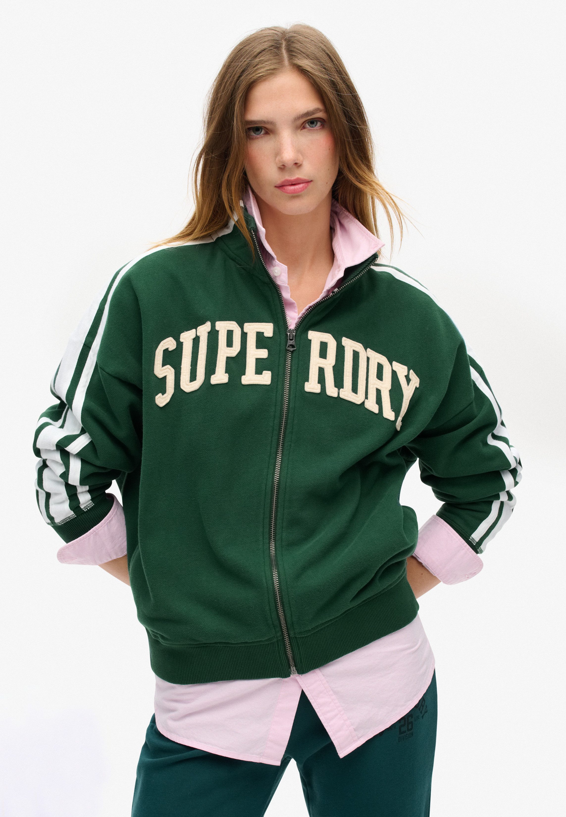 Superdry Sweatjacke ATHLETIC APPLQ LOOSE ZIP günstig online kaufen
