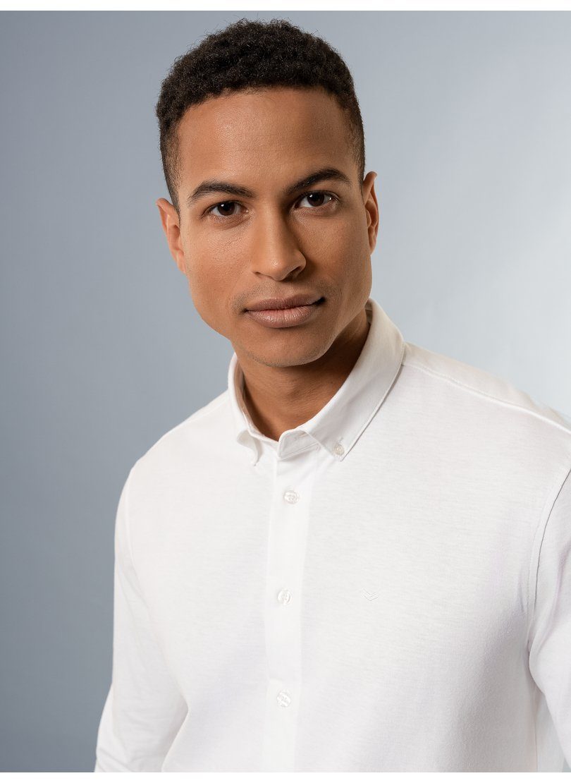 Trigema Poloshirt TRIGEMA Business-Hemd aus DELUXE-Single-Jersey (1-tlg) – Bild 3 von 5