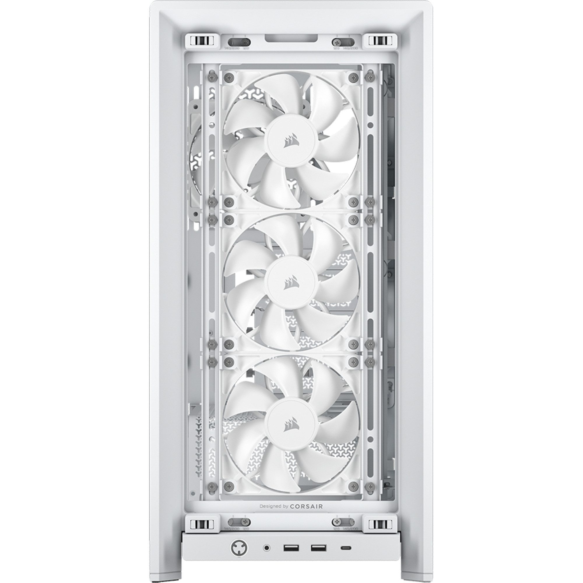 Corsair PC-Gehäuse Corsair FRAME 4000X RS White, Tower-Gehäuse