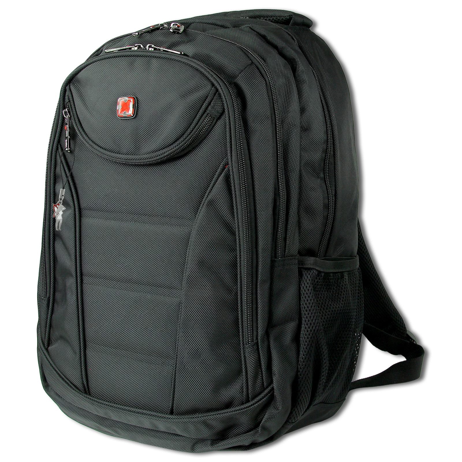 Travel N Meet Reisetasche Travel N Meet Businessrucksack, Rucksack (Freizeitrucksack), Herren Freizeitrucksack Polyester, schwarz ca. 49cm hoch