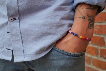 Made by Nami Armband Pride Armband Regenbogen Armband Männer Frauen Queers LGBTQ+, Festival Schmuck Boho Armband
