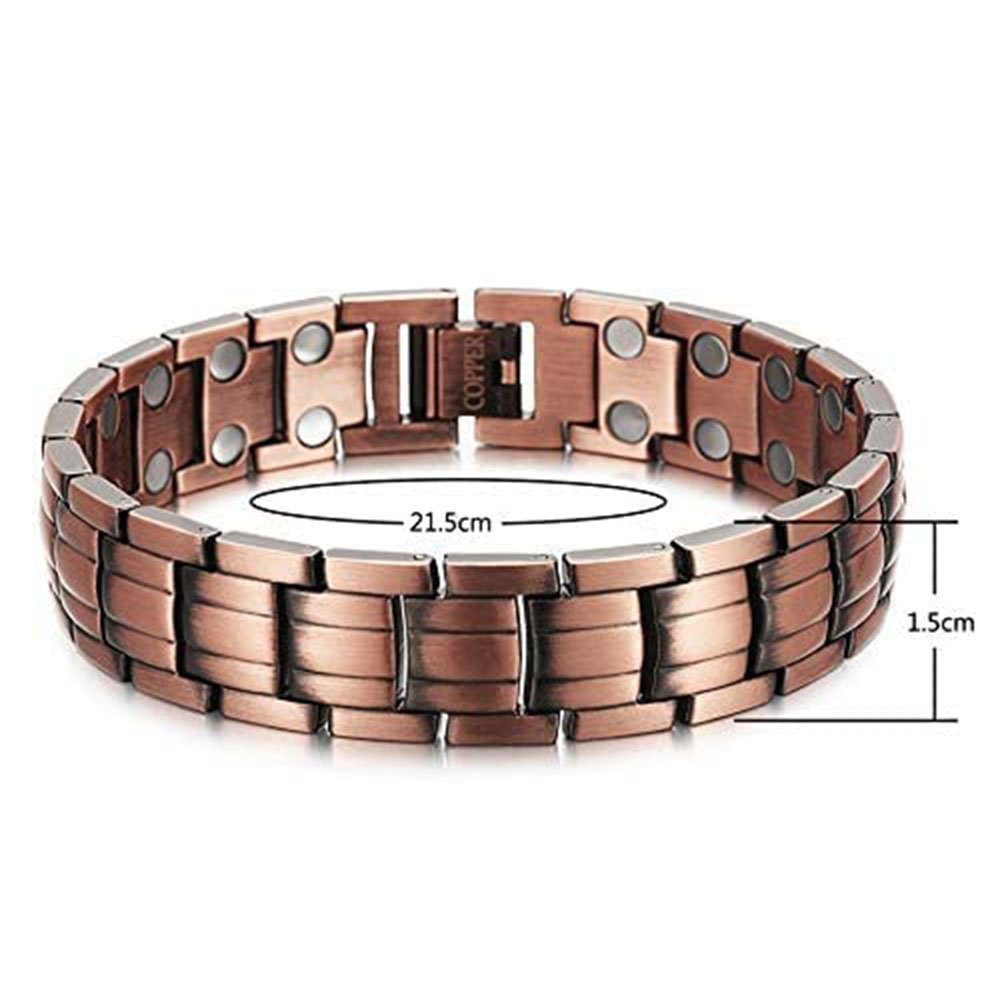 Armband Magnetarmband Haiaveng Kupfer Reines Männer,Magnetische für Armbänder