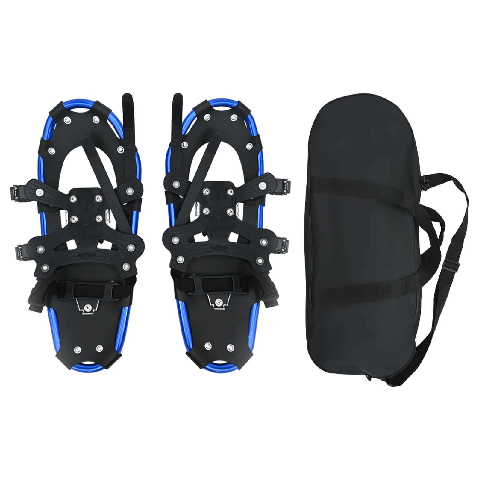 vidaXL Schneeschuhe 3 in 1 Schneeschuhe Blau und Schwarz 53,5 x 21 cm (1-tlg)