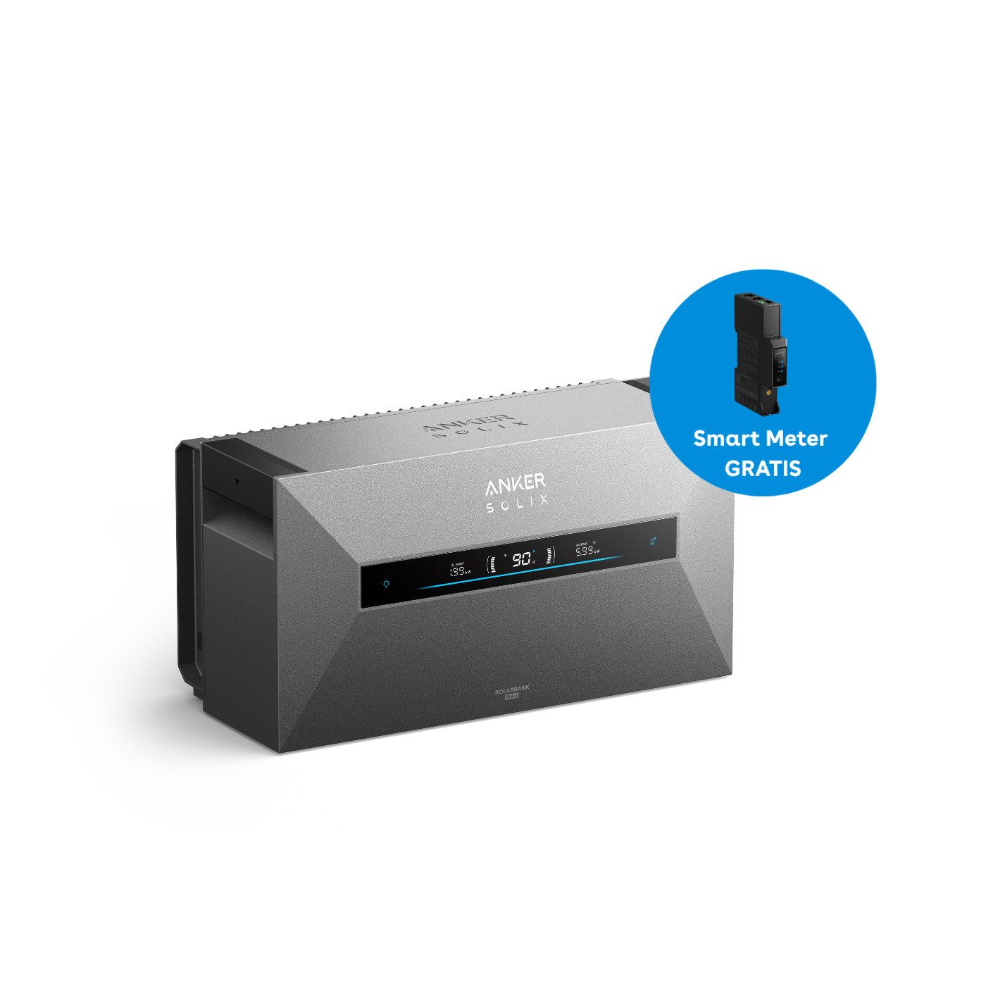 Anker Balkonkraftwerk Anker SOLIX Solarbank MAX AC Plug&Play Heimspeicher