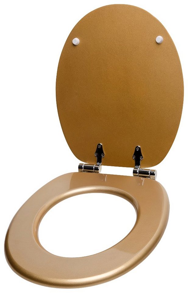 Sanilo WC-Sitz »Crystal Gold«, mit Absenkautomatik-kaufen