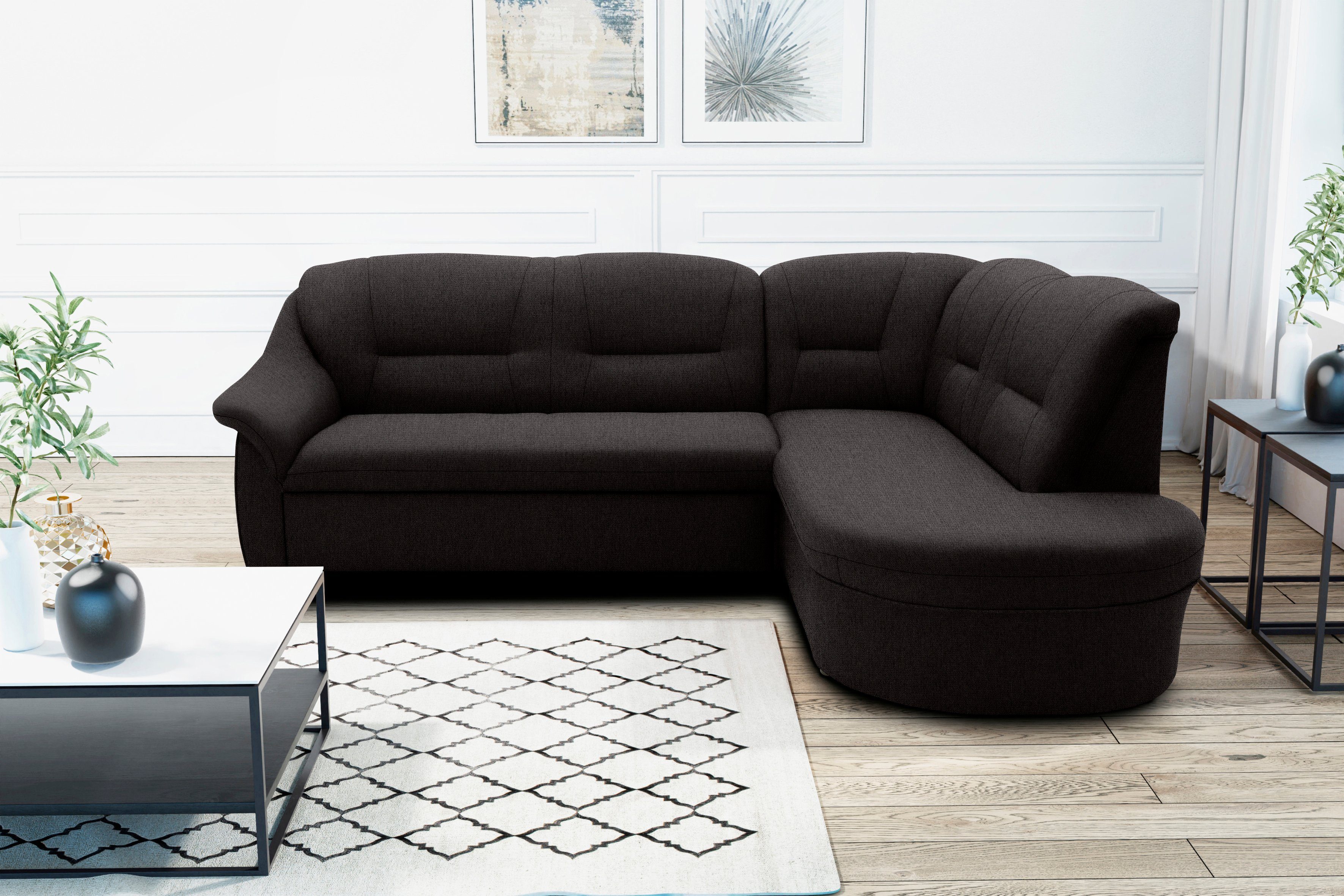 DOMO collection Ecksofa Faenza für kleine günstig online kaufen