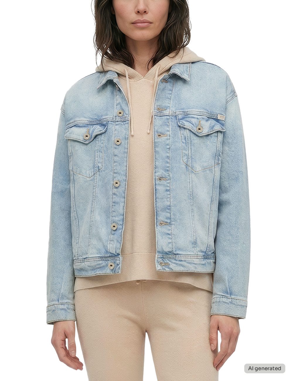 MUSTANG Outdoorjacke Damen Style Arcata Boyfriend Jacket