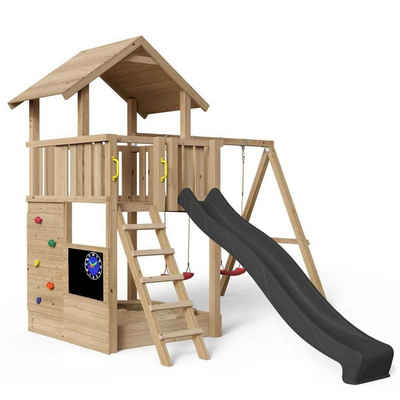 SCHEFFER Outdoor Toys Spielturm Spielturm, naturbelassenes Lärchenholz