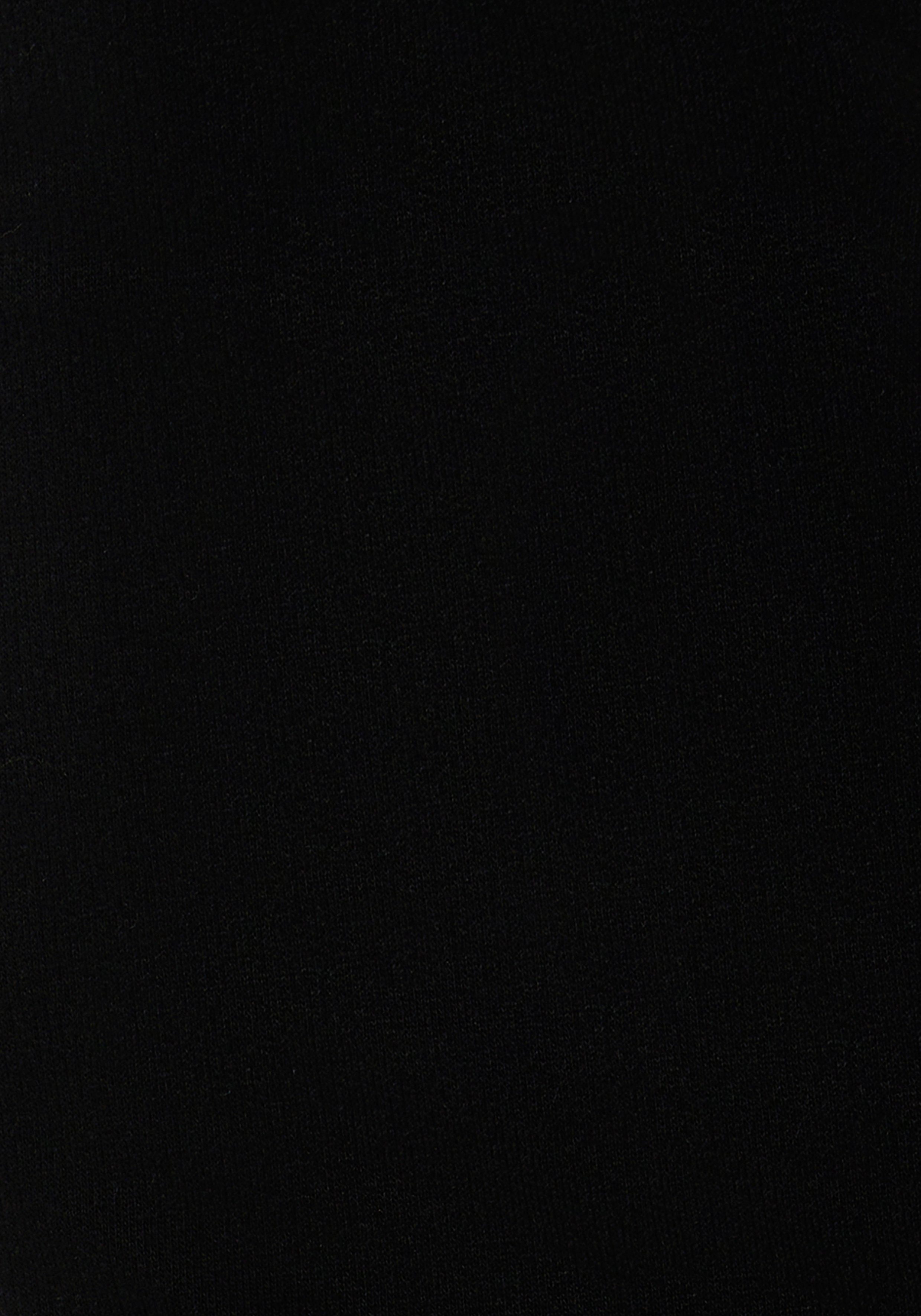 KangaROOS Sweathose mit Reißverschluss am schwarz Saum