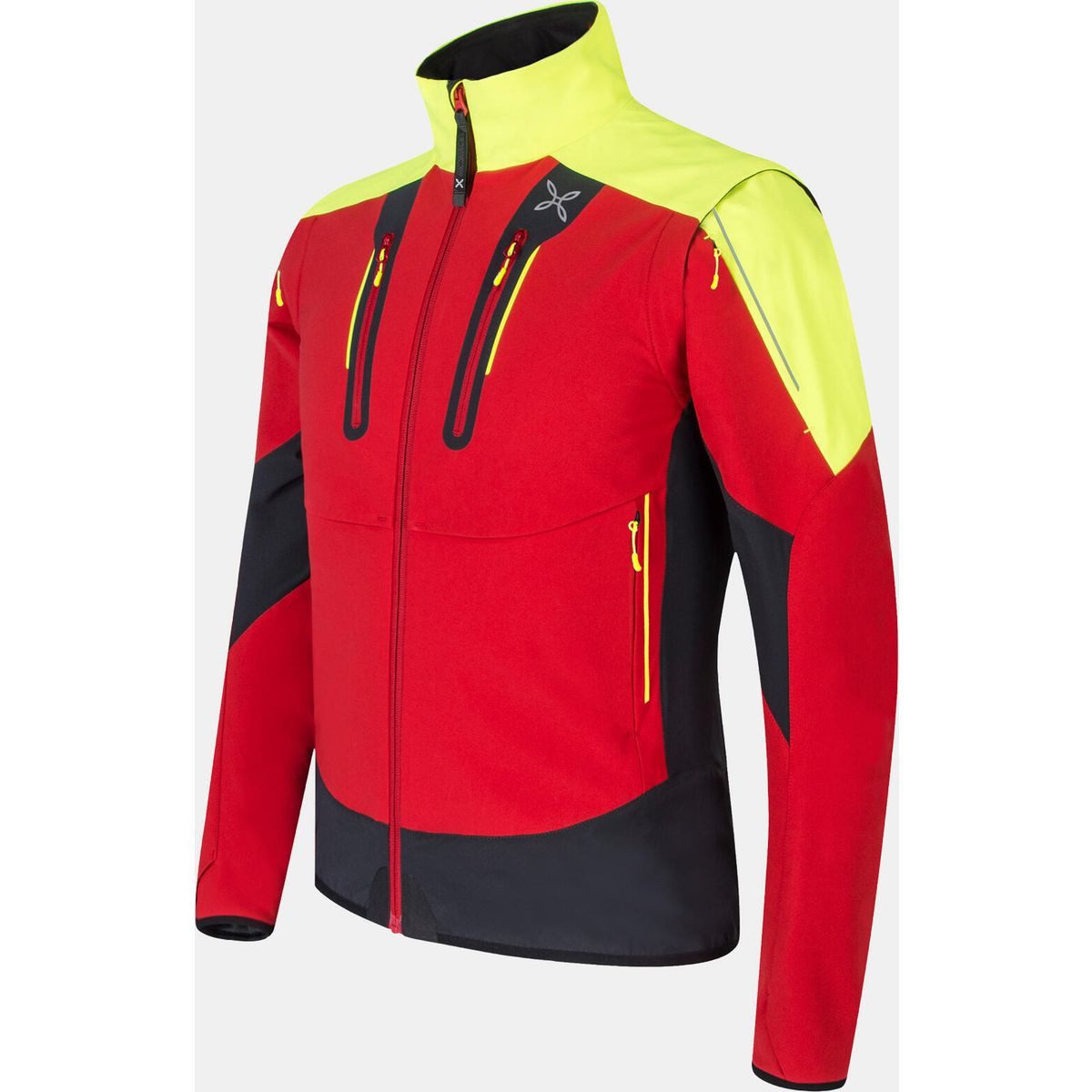 MONTURA Skijacke Brave 3 Jacket Vielseitige, wetterfeste Softshelljacke mit abnehmbaren Ärmeln, ideal