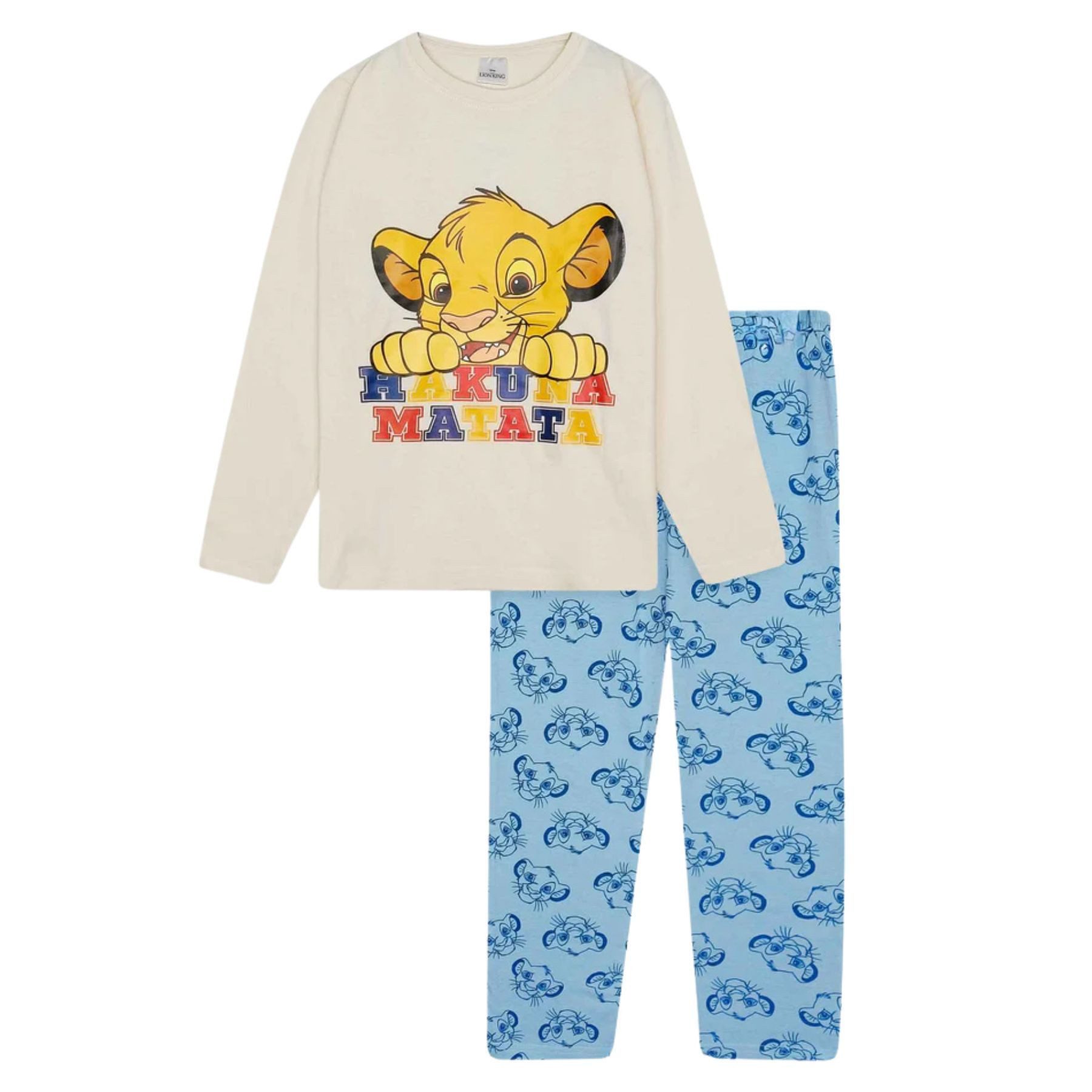 Disney The Lion King Pyjama Kinder Pyjamas – 100% Baumwolle für Komfort beim Schlafen