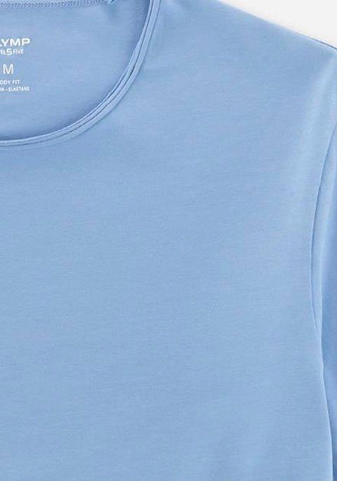 OLYMP T-Shirt body hellblau Jersey Five Level aus feinem fit