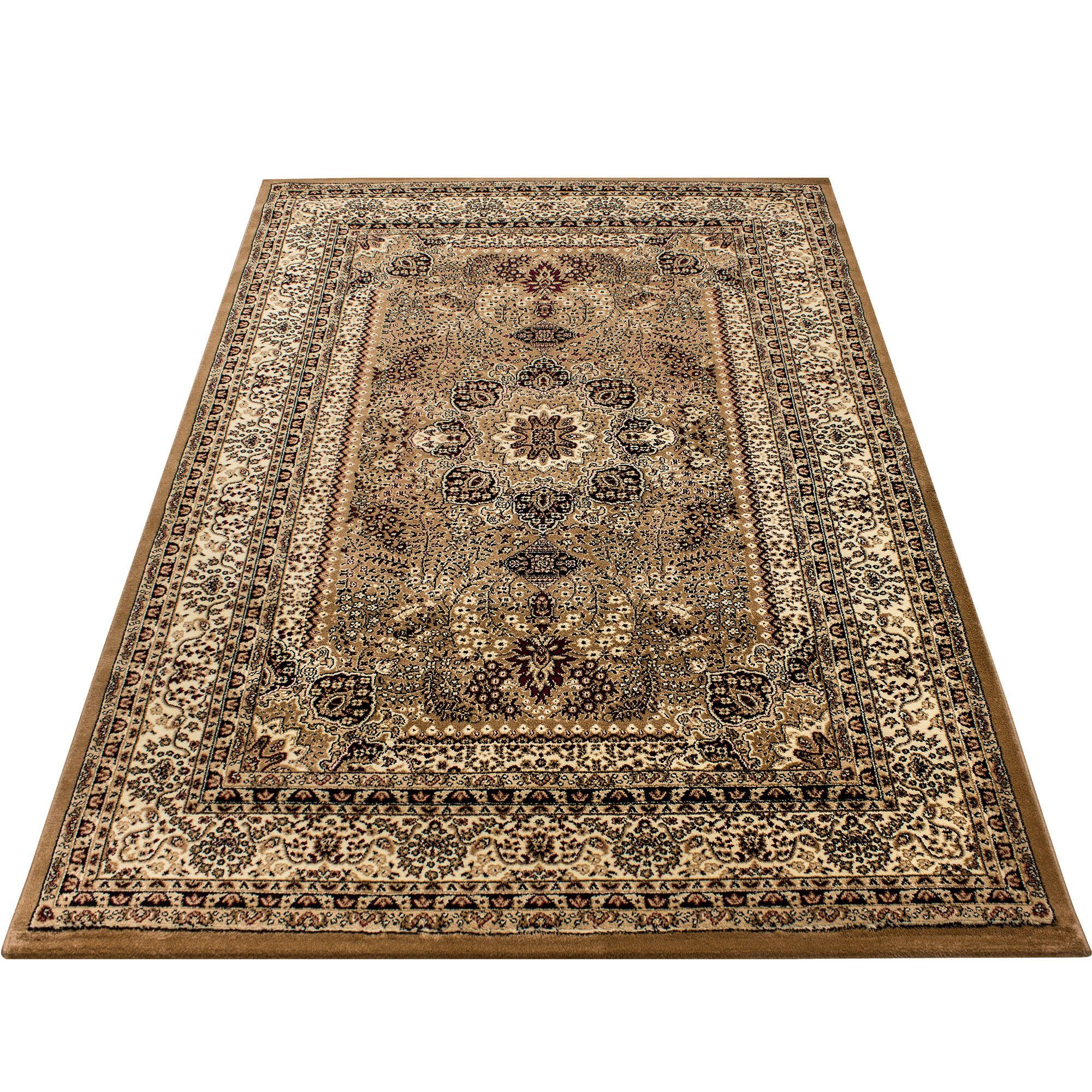 Homtex Orientteppich, 200 x 290 cm, Orientalischer Kurzflor Teppich: Traditioneller Orientteppich