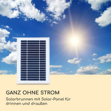 blumfeldt Wasserspiel Stonehenge XL Solarbrunnen, (Set, 6 tlg., inkl. Pumpe,Solarpanel;LED-Beleuchtung und Anschlussmaterial), spring zimmer zier brunnen led-beleuchtung terasse solar outdoor