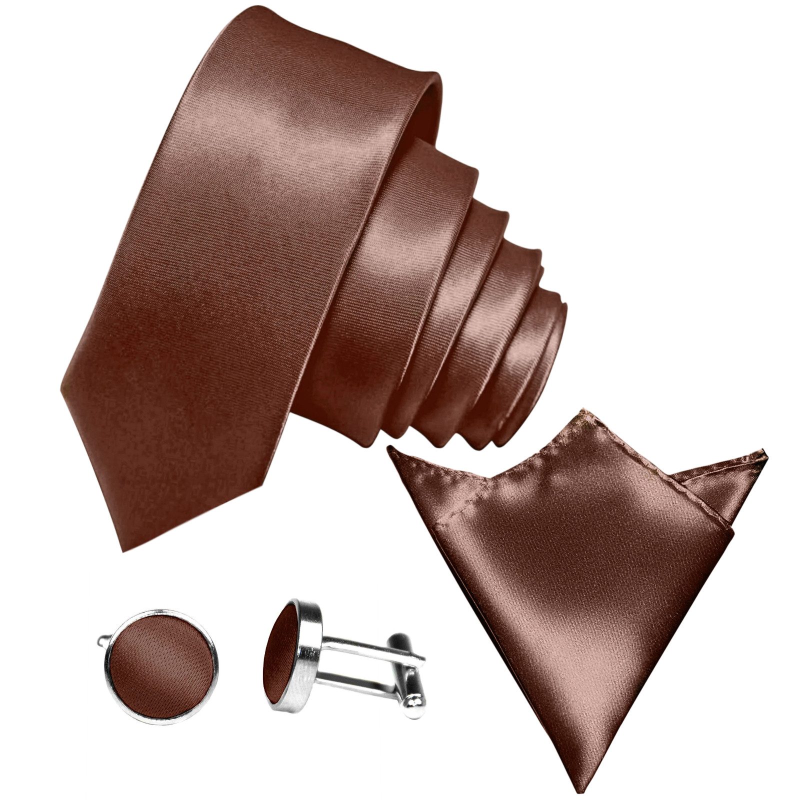 GASSANI Krawatte Satin Hochzeitskrawatte, Herren-Krawatte Hochzeit Schlips günstig online kaufen