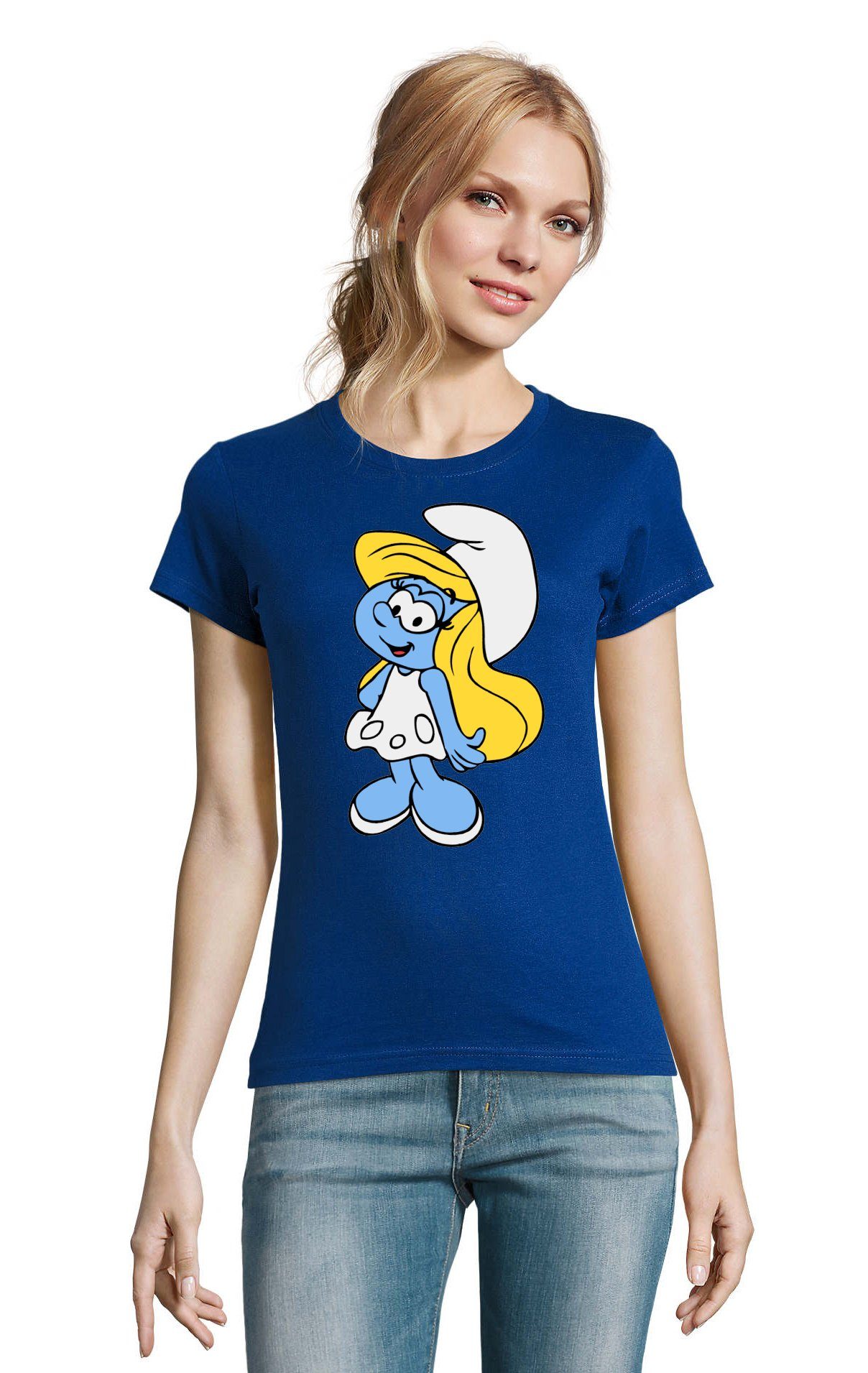 Blondie & Brownie T-Shirt Schlumpfine Schlumpf Papa Schlumpf Schlumpfhausen günstig online kaufen