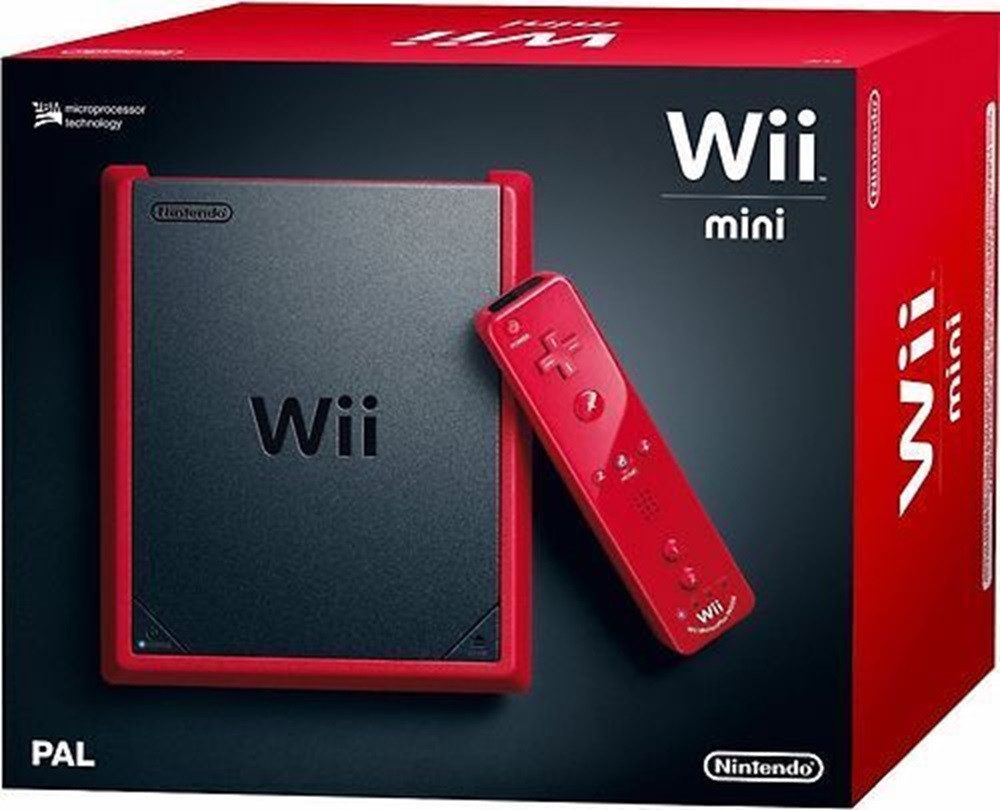 Nintendo Wii Mini [inkl. Remote Plus und Nunchuk] rot