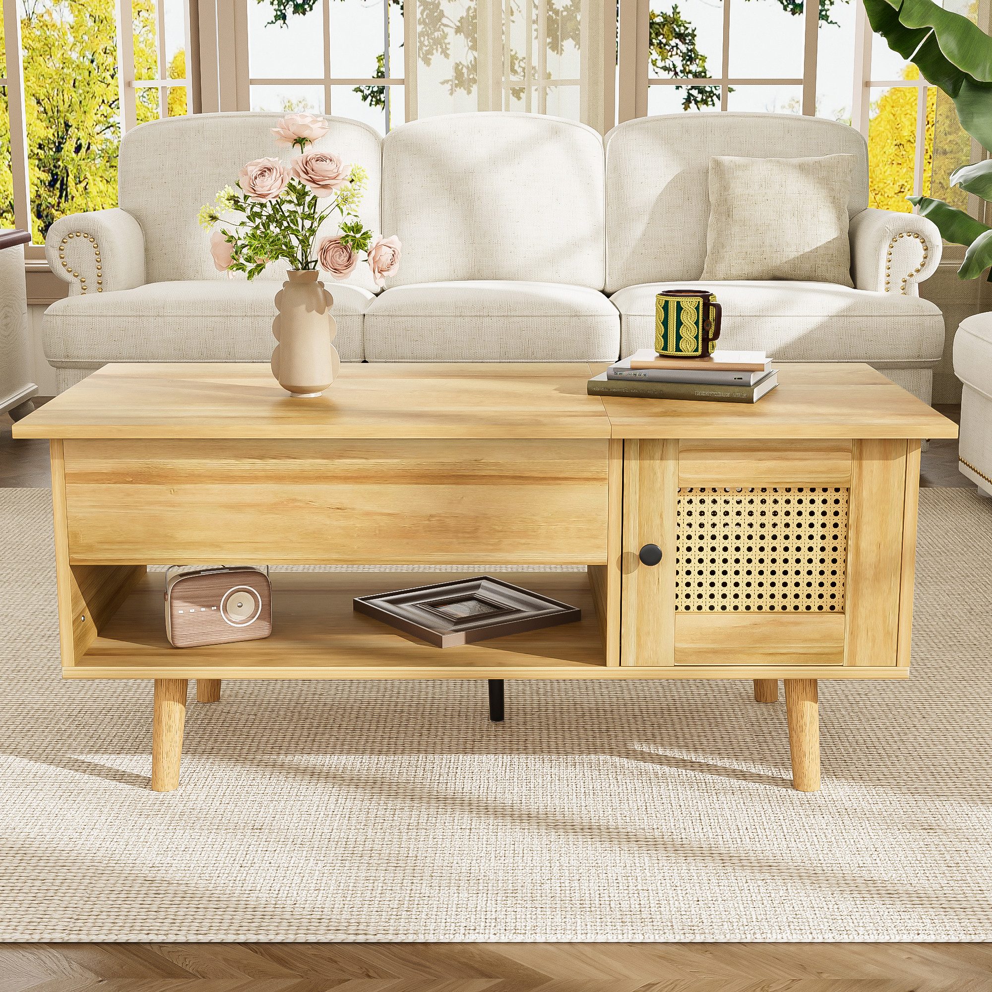 STILVORA Couchtisch Moderner Wohnzimmertisch mit Hebefunktion,Sofatisch günstig online kaufen