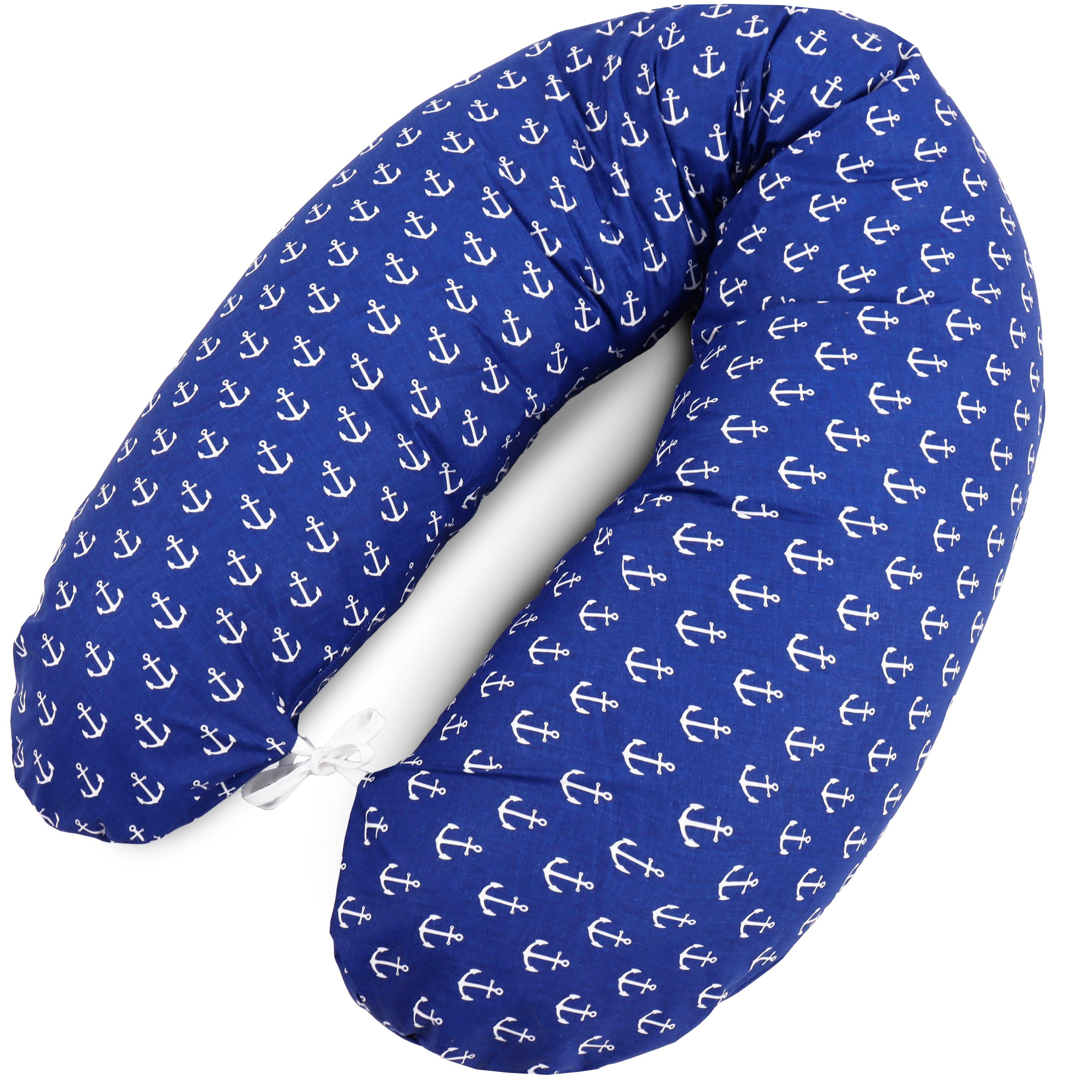 Amilian Stillkissen XXL 170 cm - Schwangerschaftskissen & Seitenschläferkissen mit Bezug, - Lagerungskissen - Nursing Pillow - Pregnancy Pillow, mit Füllung, Schlafkissen für Seitenlage - Körperkissen