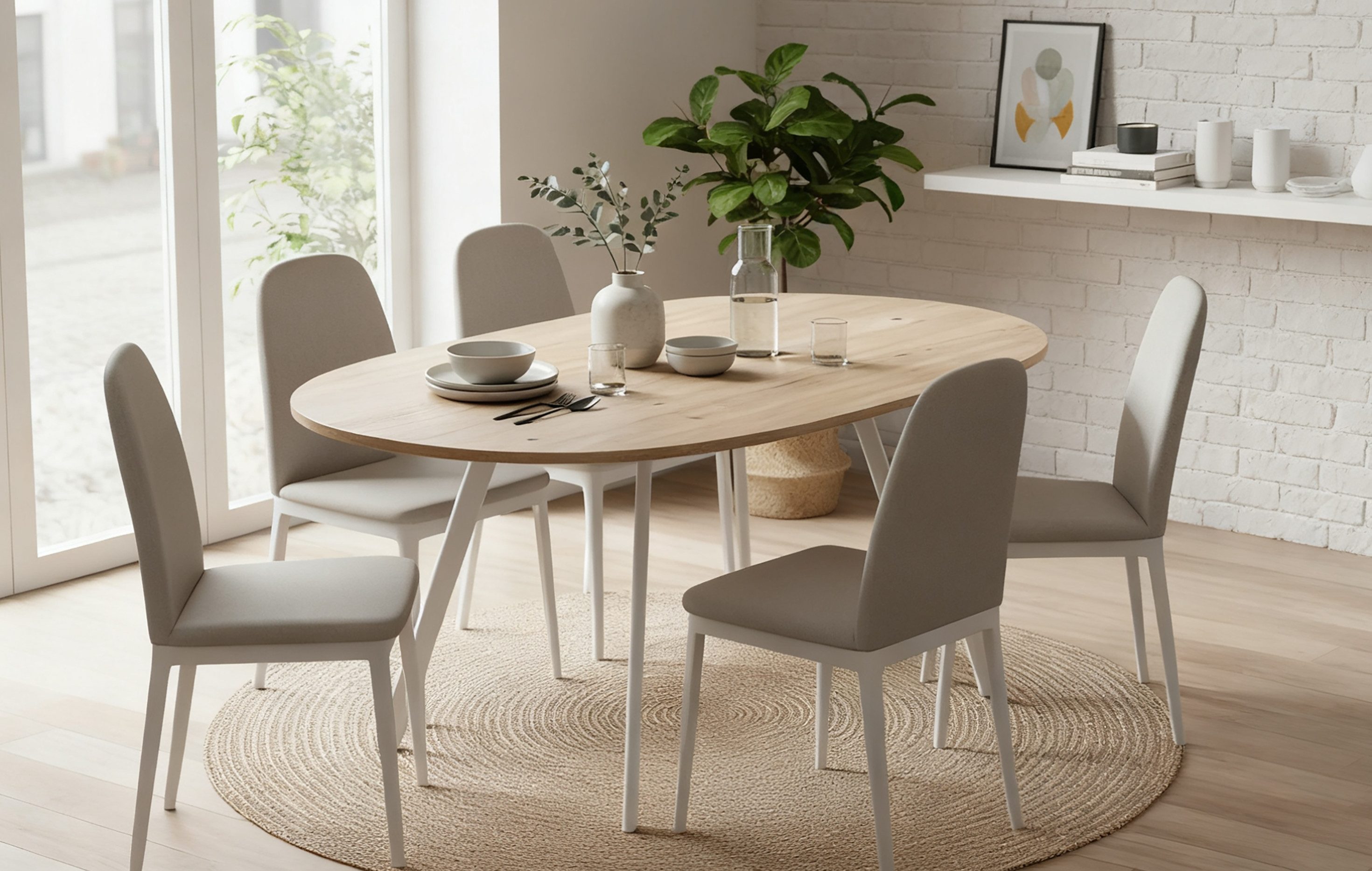 B&D home Esstisch TILL, Rund, ausziehbar, günstig online kaufen