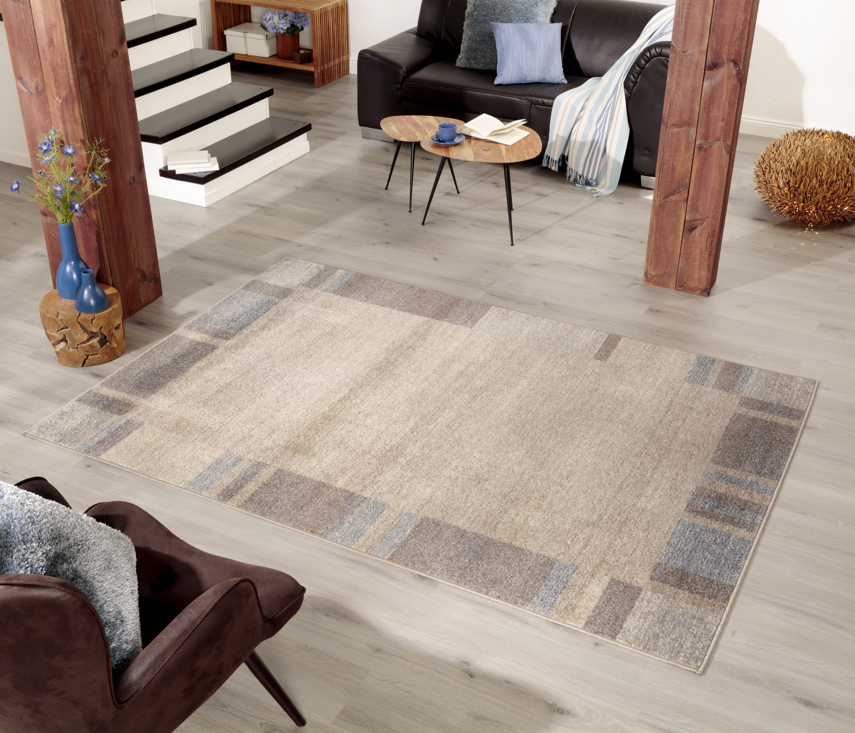 Peyer Syntex Designteppich 1 Teppich Daffi/YLVA 13025-110 beige 40/60 cm, rechteckig