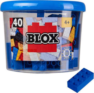 SIMBA Spielbausteine Konstruktionsspielzeug Bausteine Blox 40 Teile 8er blau 104118881