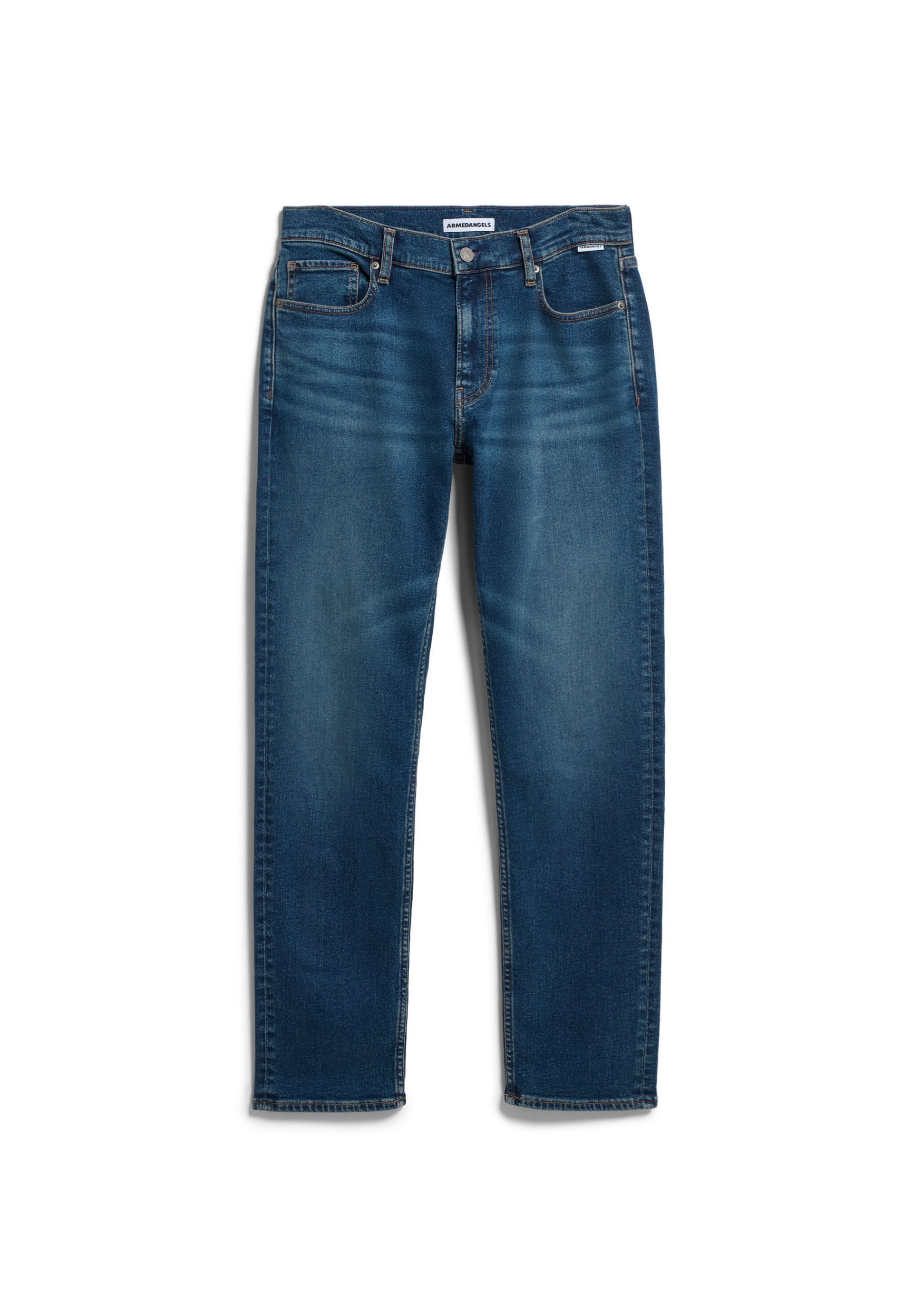 Armedangels Slim-fit-Jeans IAAN Slim Jeans aus recyceltem Baumwoll-Mix (Comfort-Stretch) Mid waist