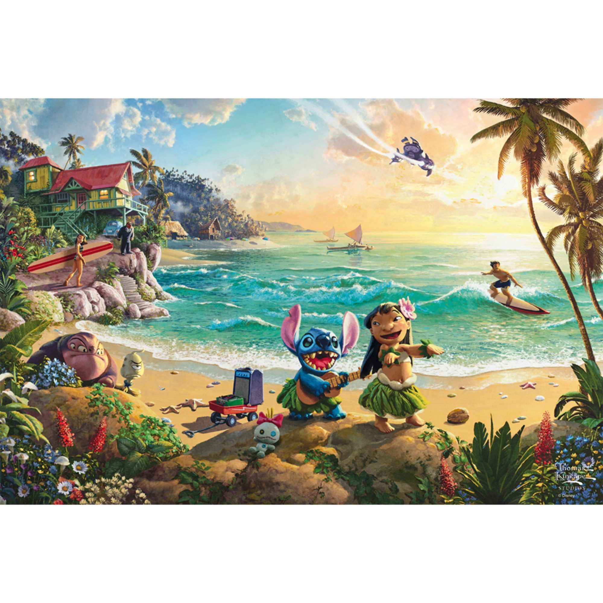 Schmidt Spiele Puzzle Schmidt Spiele Thomas Kinkade Studios: Disney -, 200 Puzzleteile