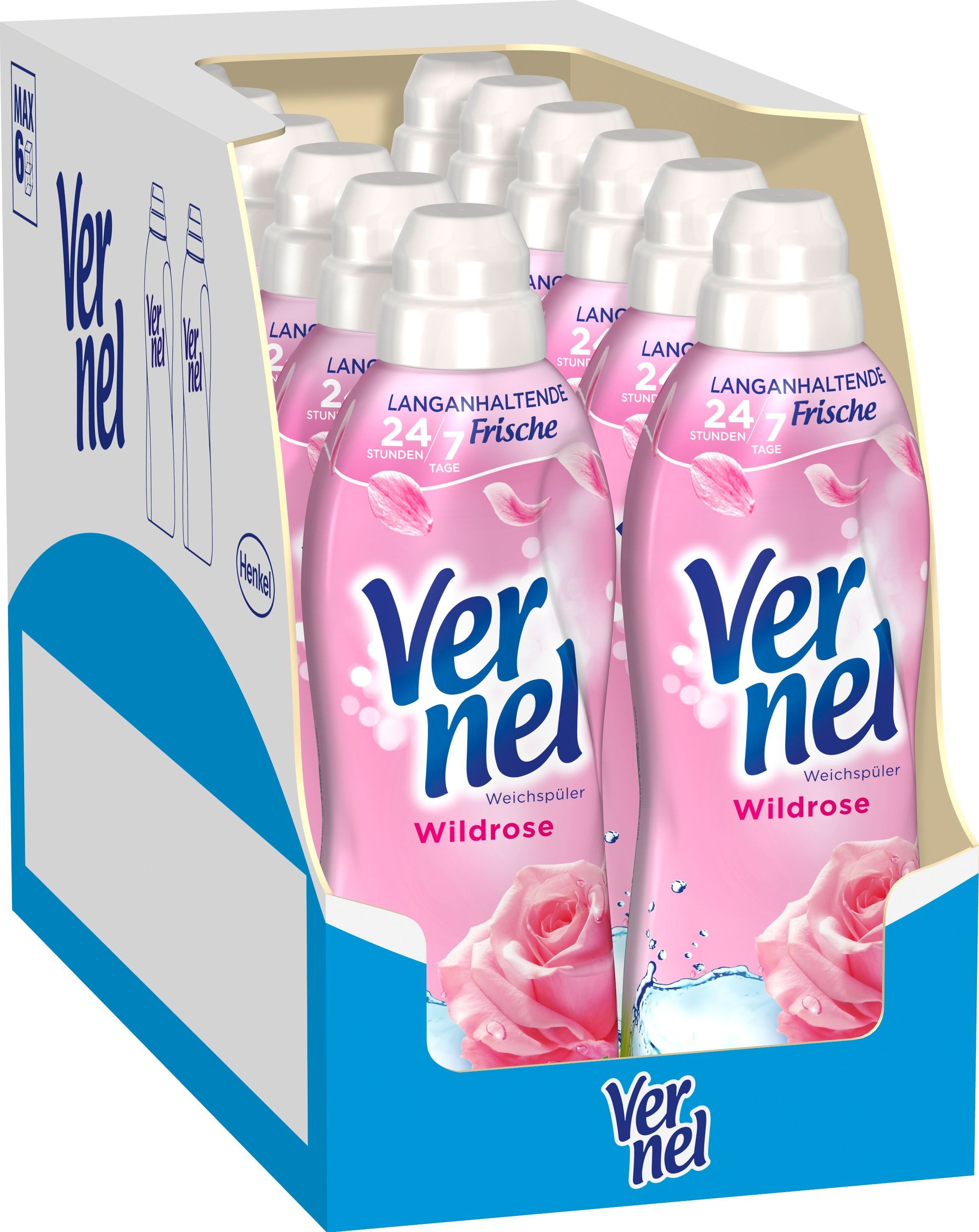 Vernel Wildrose 12 x 39 WL (468WL) Weichspüler (Vorratspack, [12-St)