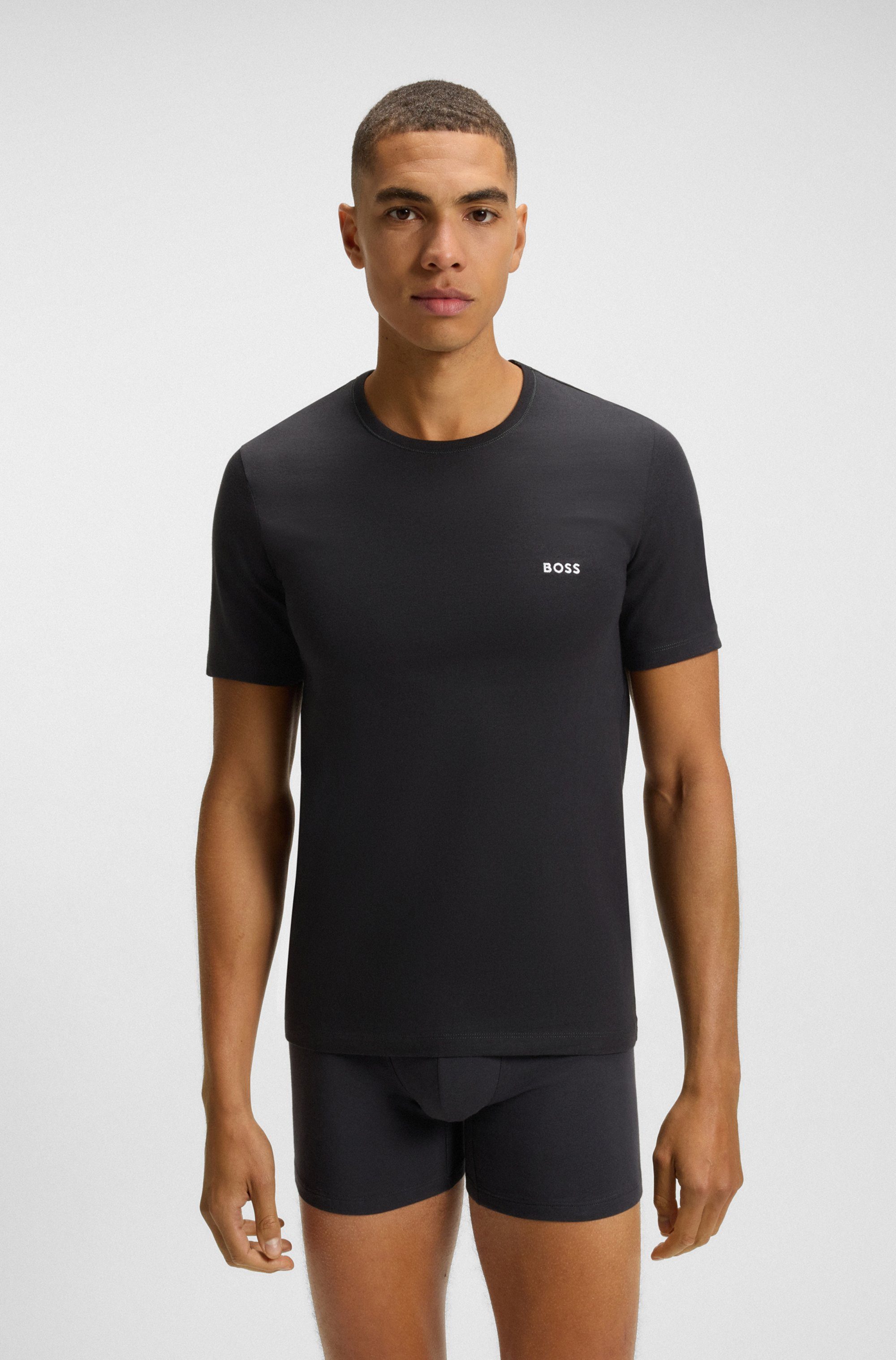 BOSS T-Shirt TShirtRN 3P Classic (Packung, günstig online kaufen