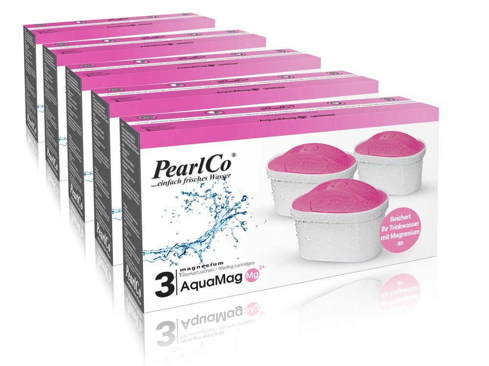 PearlCo Kalk- und Wasserfilter Unimax Filterkartuschen AquaMag Pack 15,  Zubehör für Brita Maxtra Filter Kartuschen Systeme bis BJ. 06/2020