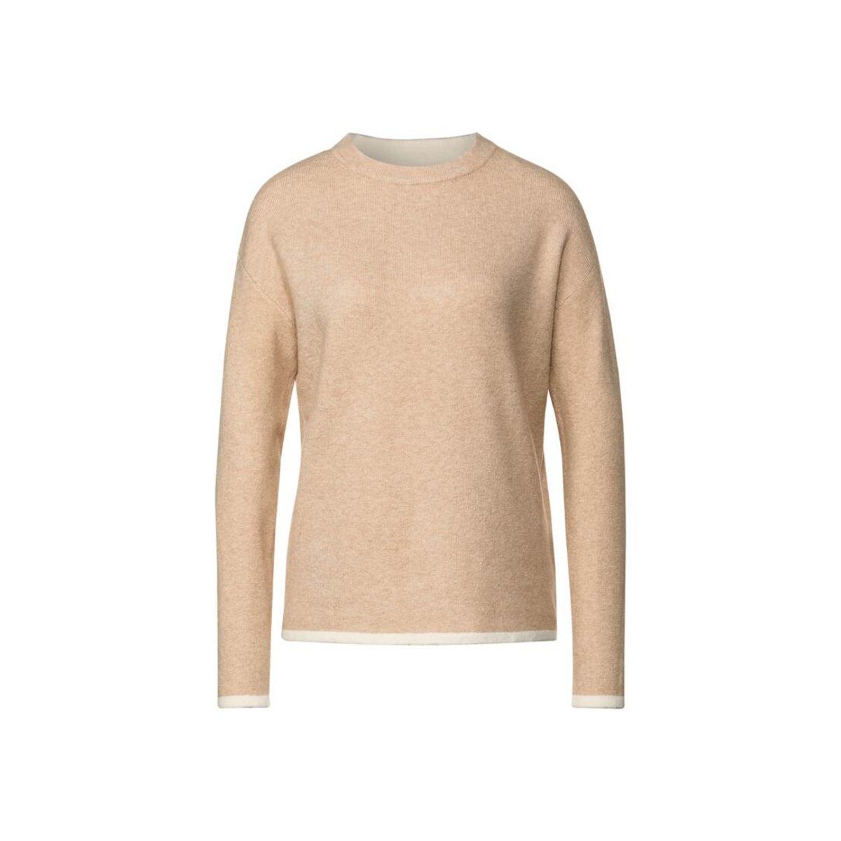 Longpullover (1-tlg) ONE melange tender sand sand STREET